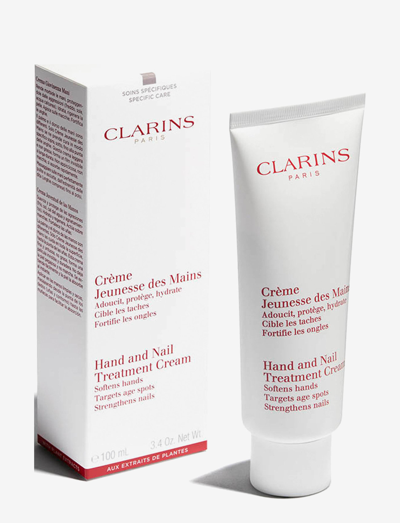 Clarins - Hand & Nail Treatment Cream - handkräm - no color - 4