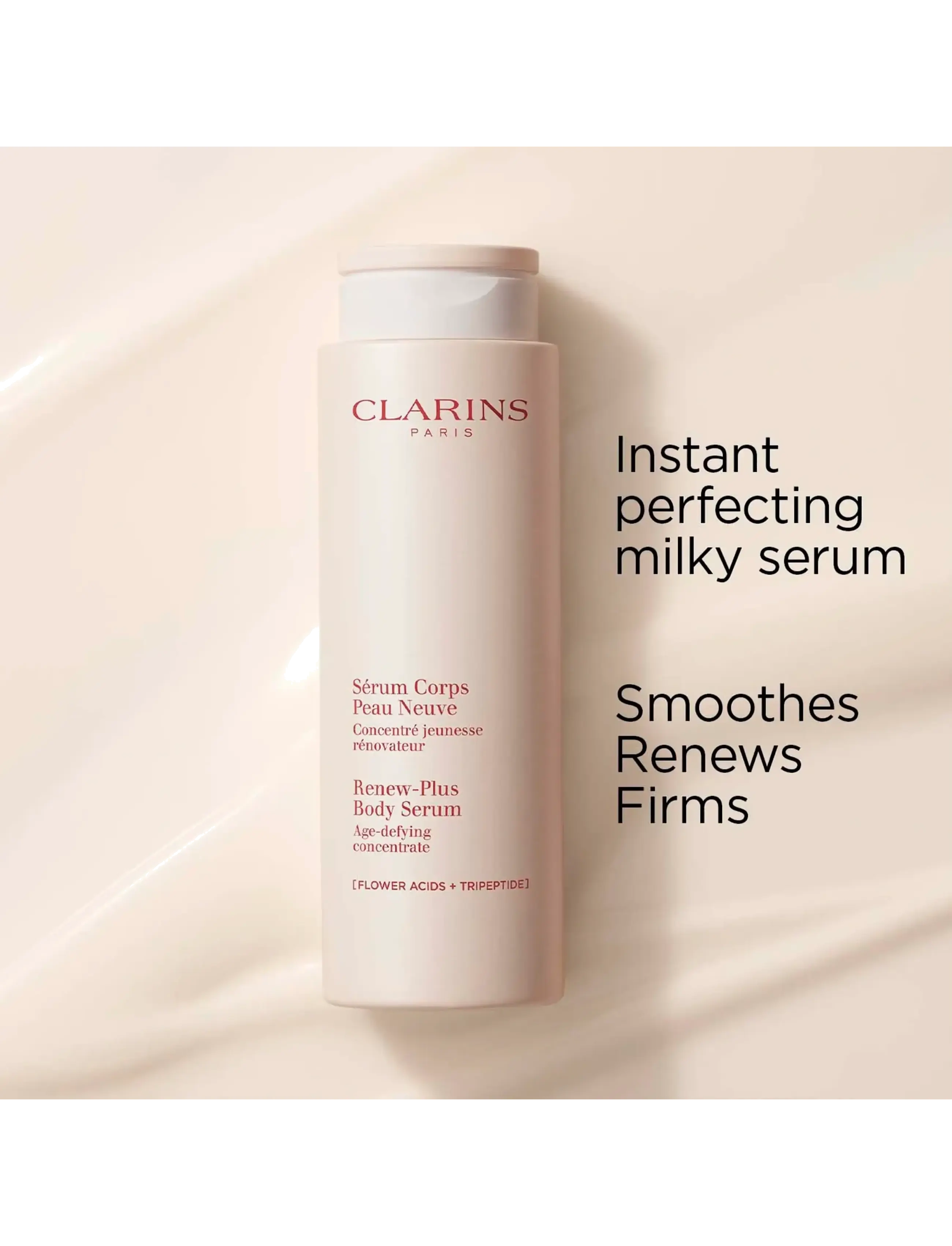 Clarins - Firming Age-defying skin renewing serum 200 ml - serum & olier - clear - 1
