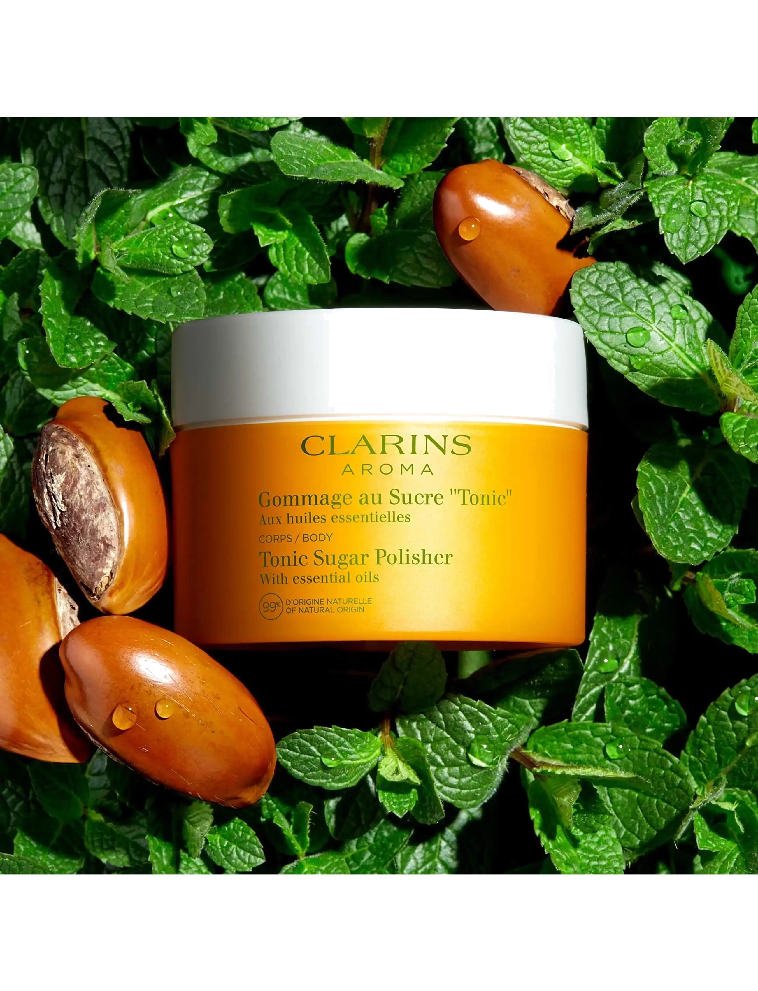 Clarins - Exfoliating Tonic Sugar polisher 250 ml - skrub & exfoliering - krop - clear - 3