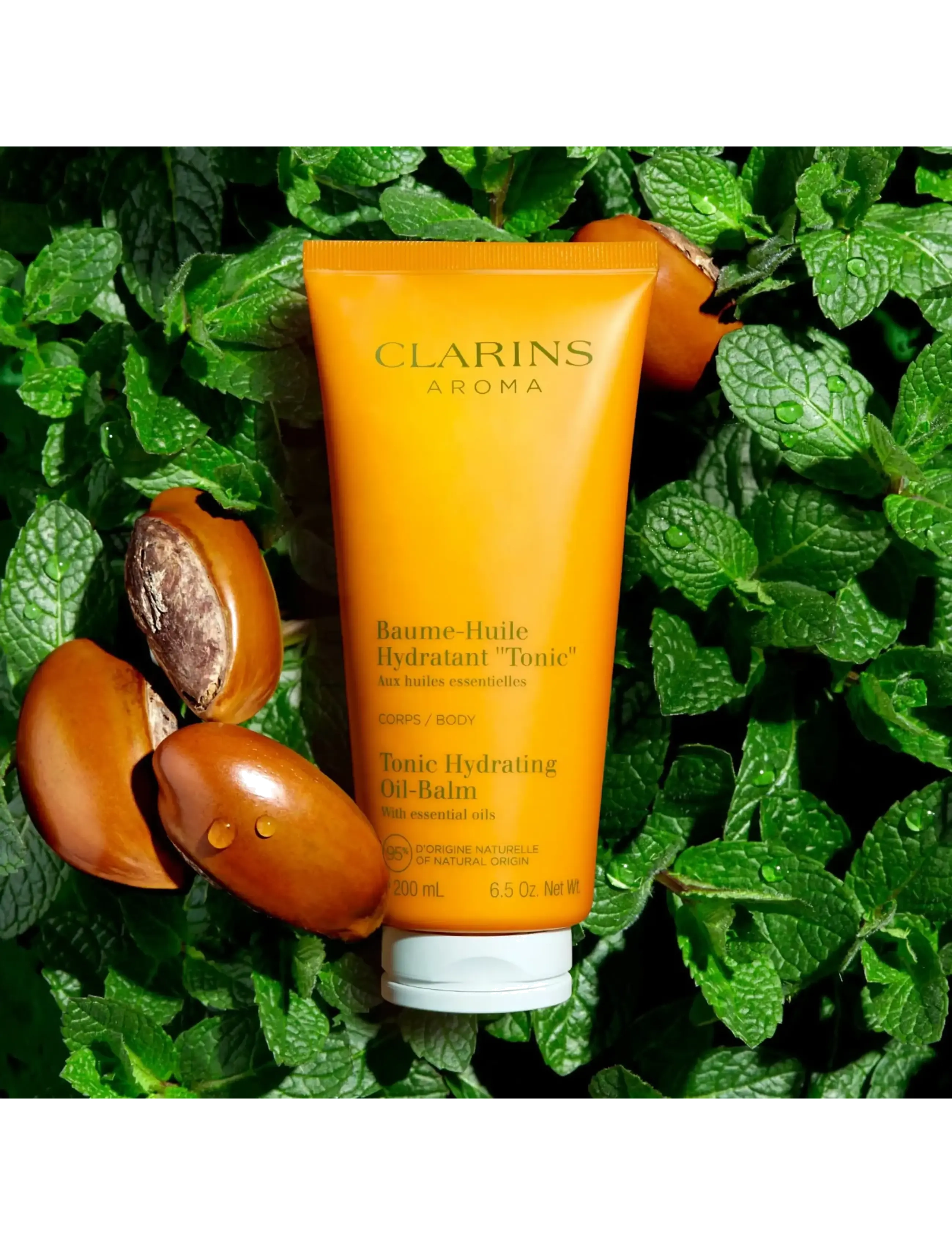Clarins - Hydrating Toning body balm 200 ml - lotion & creme - clear - 3