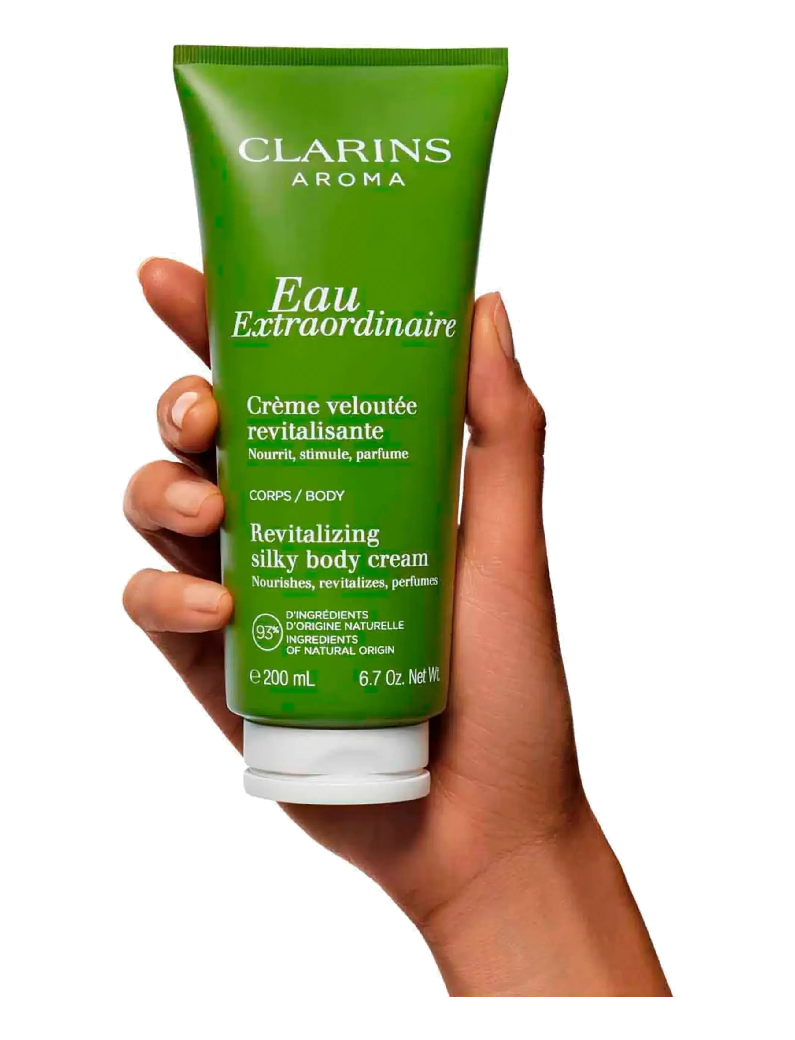 Clarins - Eau Extraordinaire Body cream 200 ml - lotion & creme - clear - 3