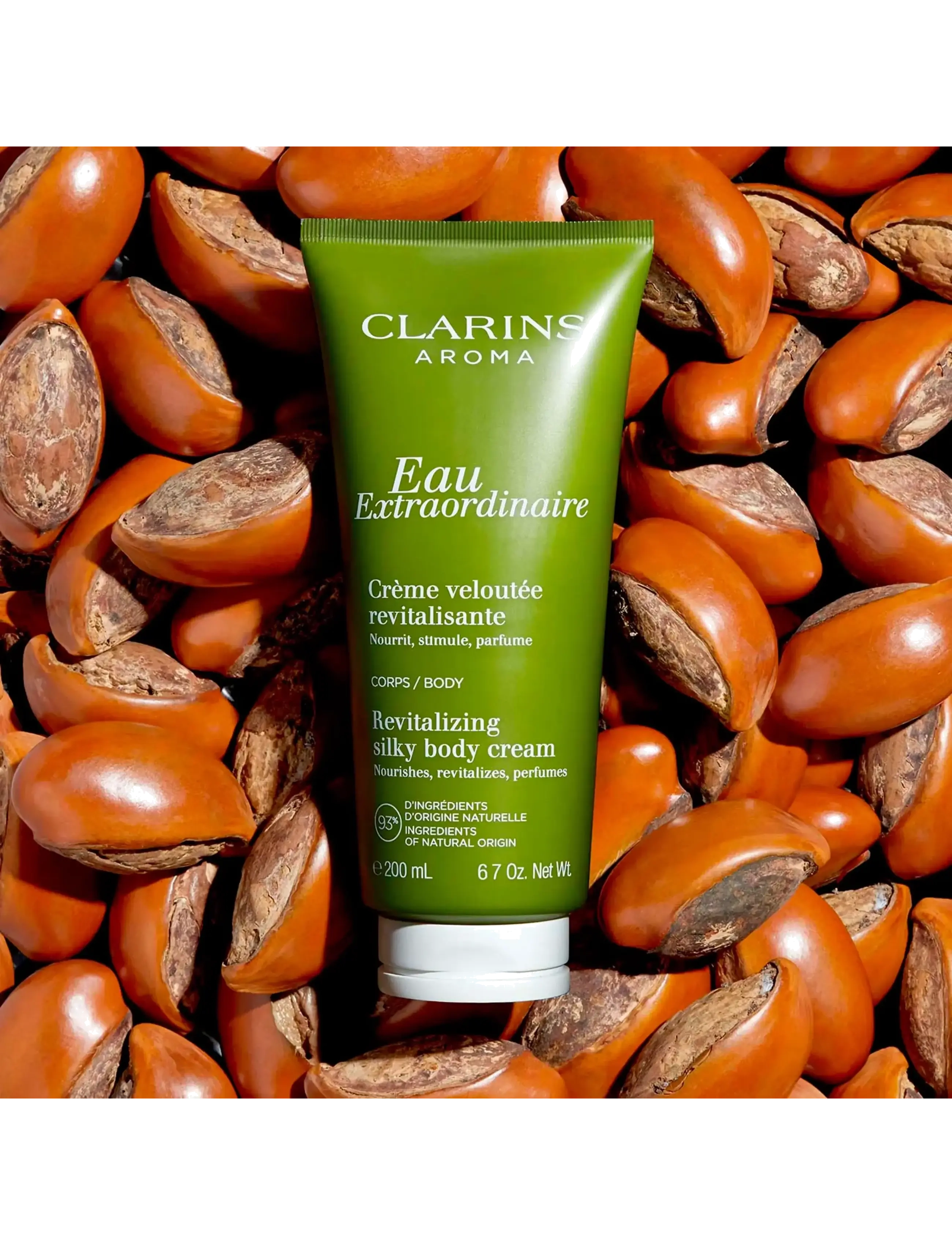 Clarins - Eau Extraordinaire Body cream 200 ml - lotion & creme - clear - 4
