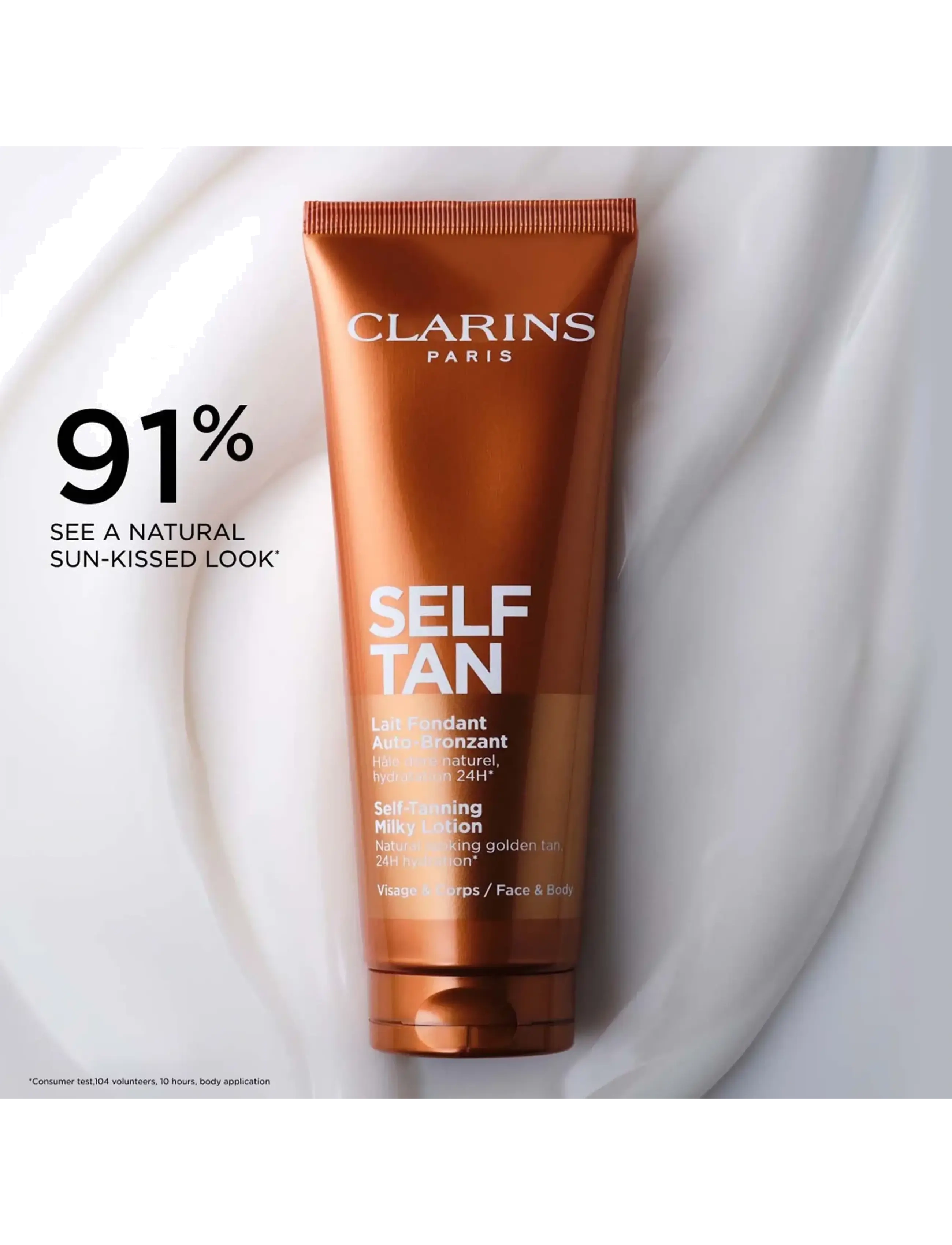 Clarins - Self Tanning Milky lotion 125 ml - lotion - clear - 4