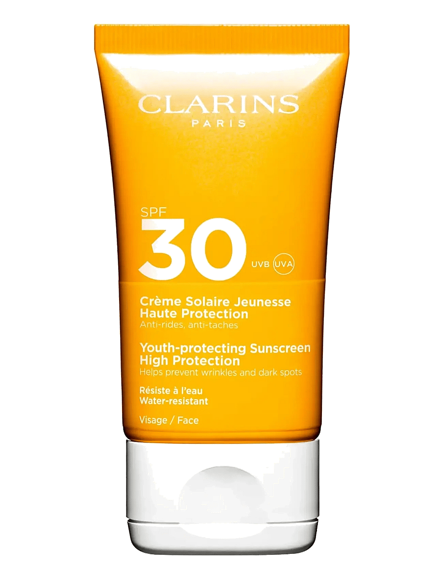 Clarins - Sun Face Dry touch sun care cream spf 30 50 ml - til ansigtet - clear - 0