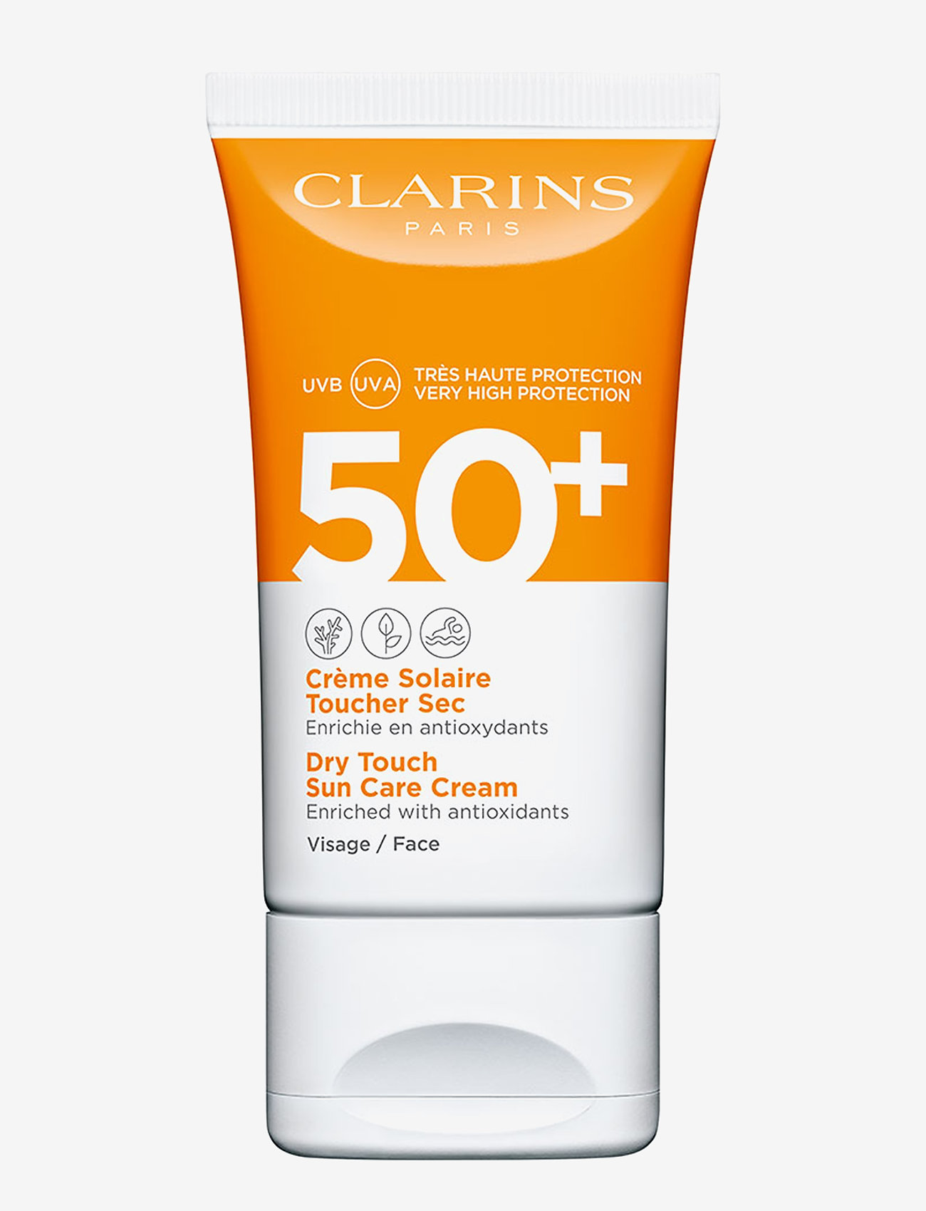 Clarins - Dry Touch Sun Care Cream Spf 50+ Face - kasvot - no color - 0