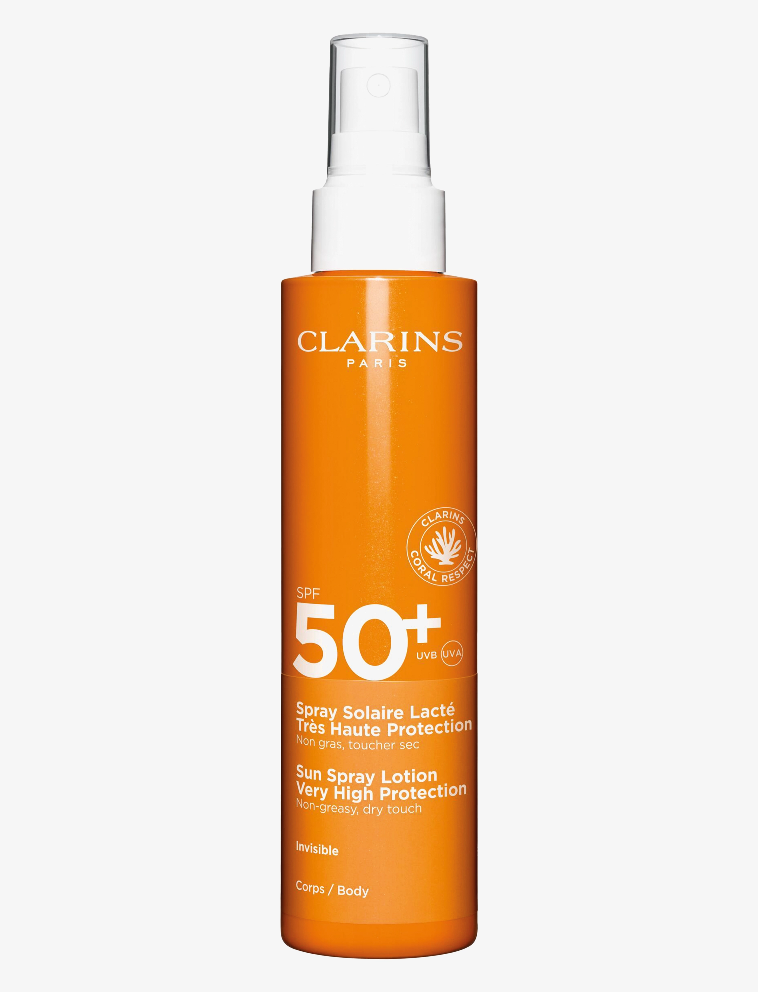 Clarins Sun Body Care Lotion Spray Spf 50+ 150 Ml, Body, Nude, Str: 50 ml