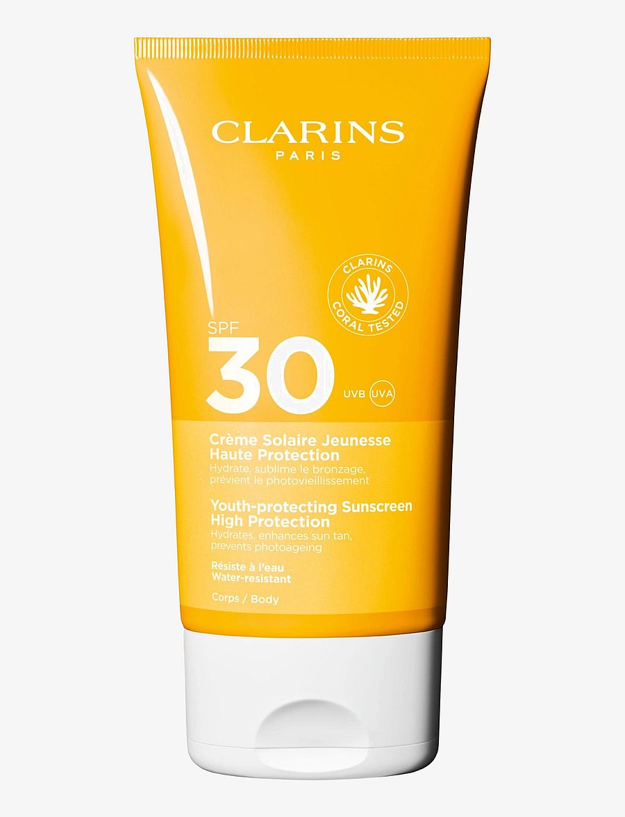 Clarins - Sun Body Youth protecting sunscreen spf30 150 ml - for kroppen - clear - 0