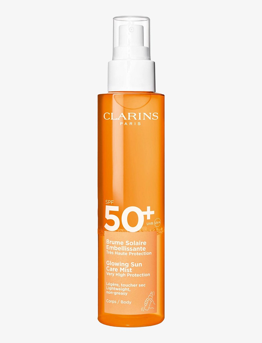 Clarins - Sun Body Sun care water mist spf50+ 150 ml - kasvosuihkeet - clear - 0