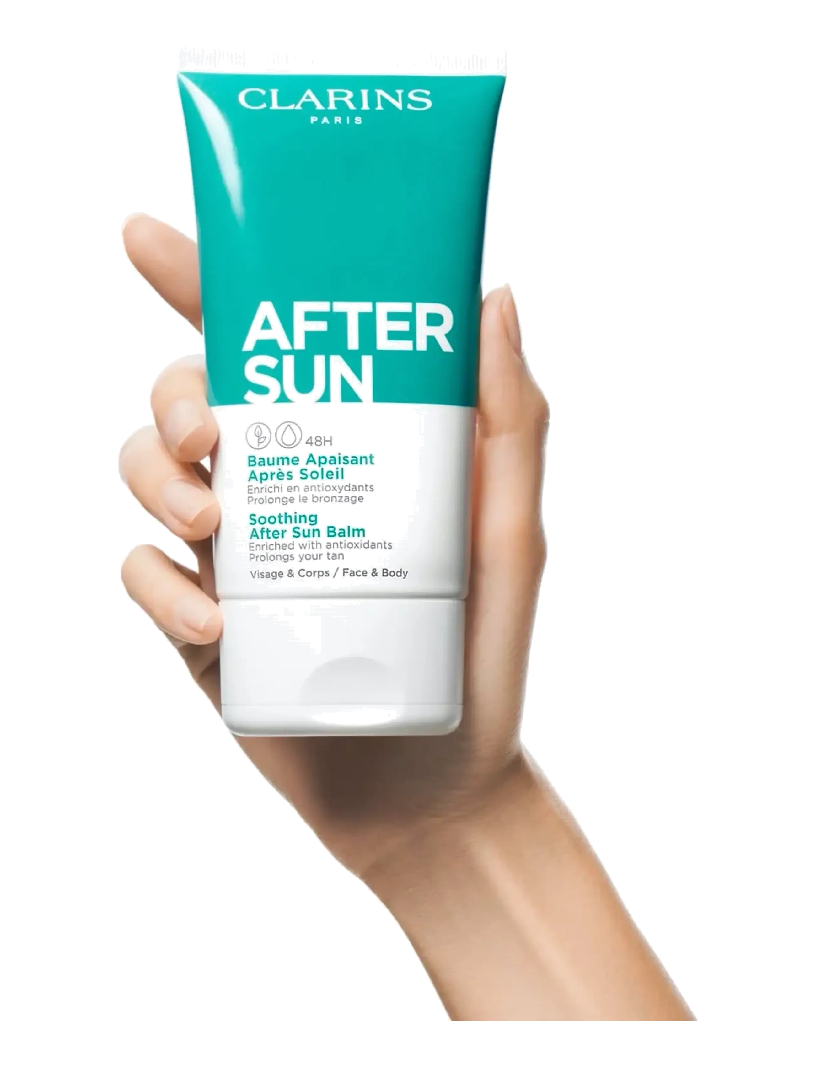 Clarins - After Sun Face & body balm 150 ml - kropspleje - clear - 2