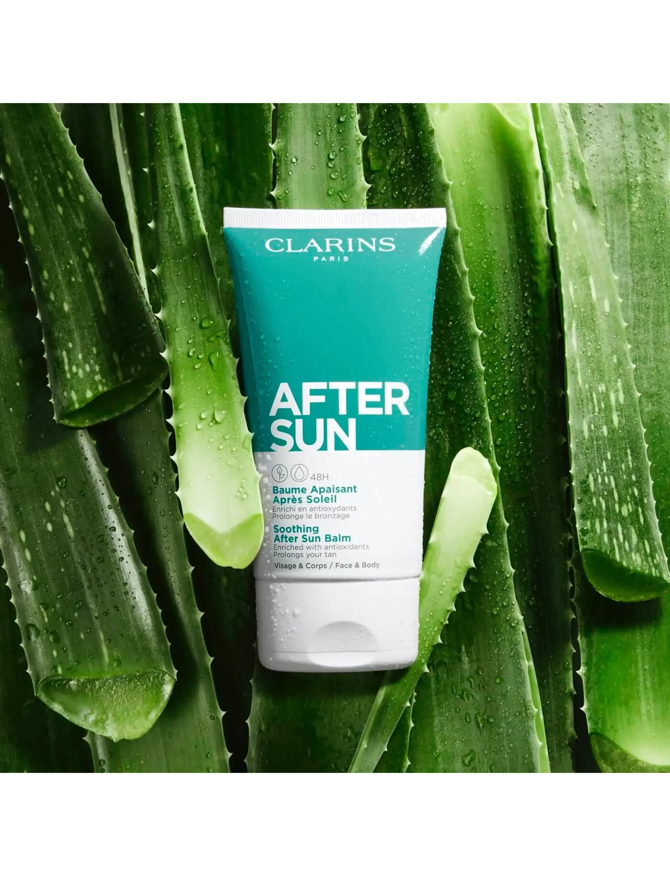 Clarins - After Sun Face & body balm 150 ml - kropspleje - clear - 3