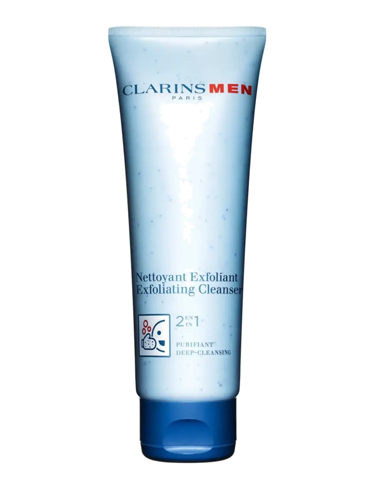 Clarins Clarinsmen Wash Exfoliating Cleanser Retail 125ml 125 ml, 125 ml, Nude, Ansigt > Ansigtsvask, Herre