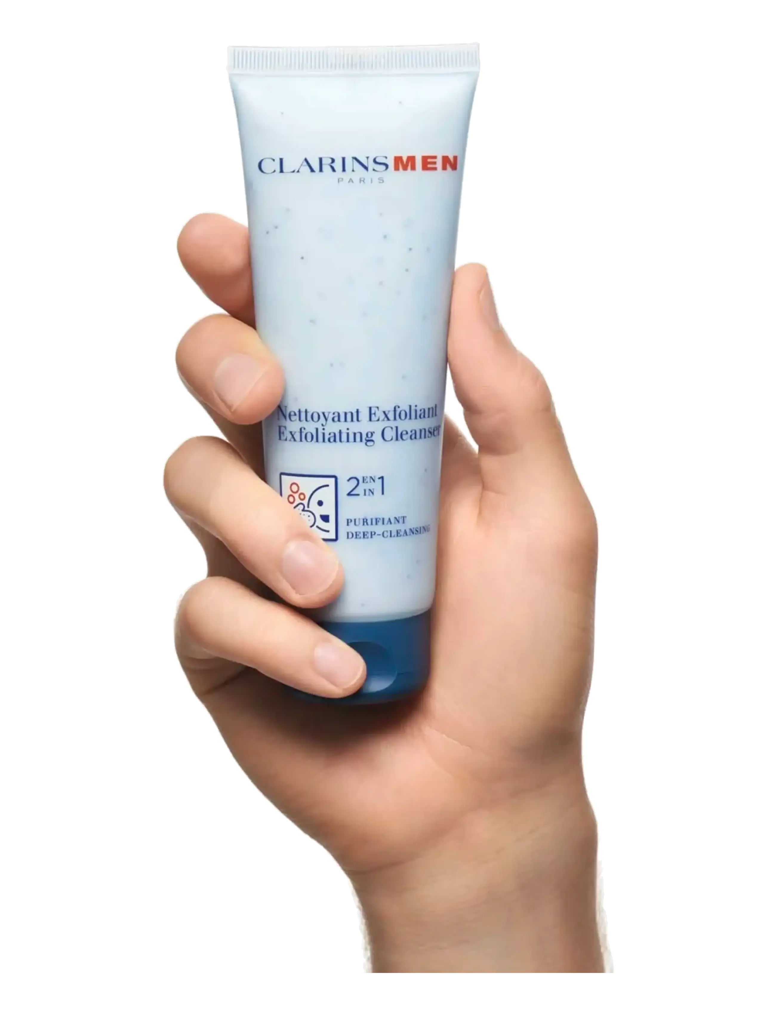 Clarins - Clarinsmen Wash Exfoliating cleanser retail 125ml 125 ml - peeling - clear - 2