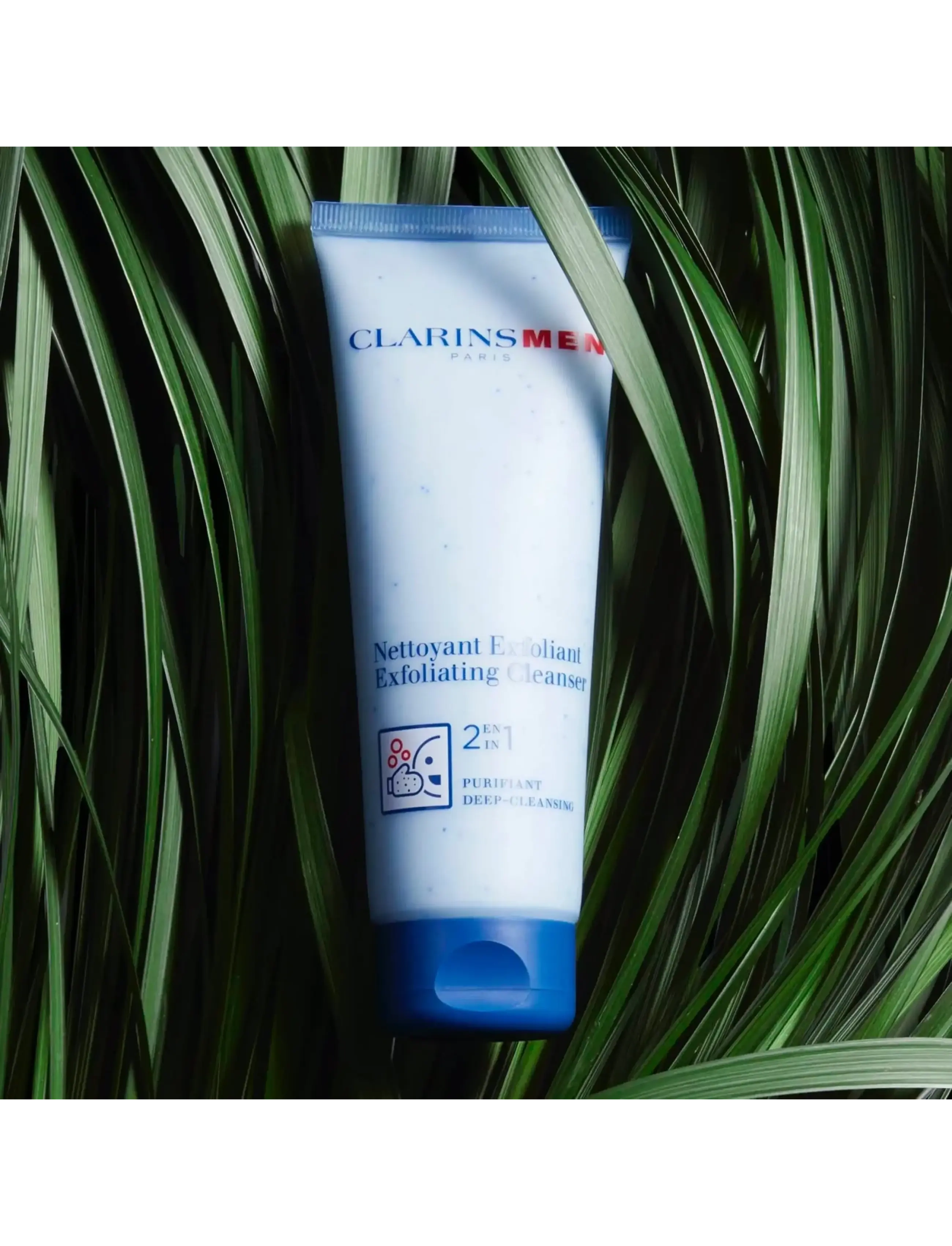 Clarins - Clarinsmen Wash Exfoliating cleanser retail 125ml 125 ml - peeling - clear - 4
