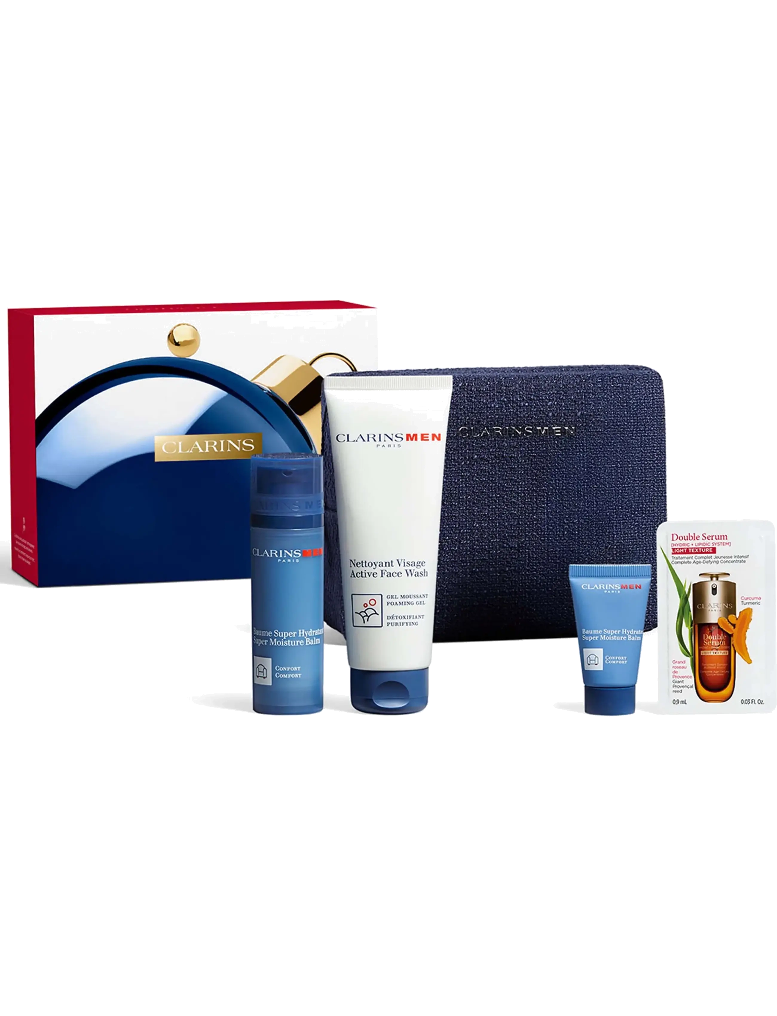 Clarinsmen Hydration S.moist Balm 50Ml/Active Fw 125Ml/S.moist Balm 12Ml/Ds 9 Lig
