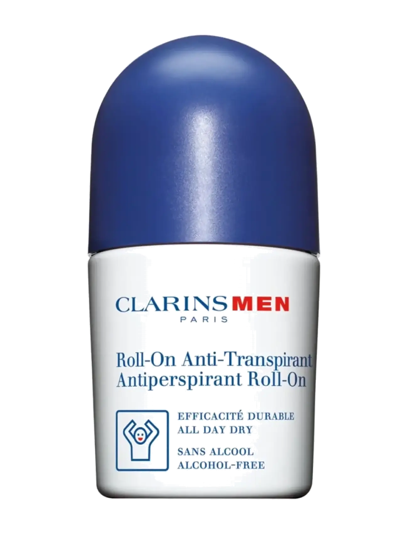 Clarins men Body Antiperspirant Roll On 50 Ml, Roll-on, Nude, Str: 50 ML