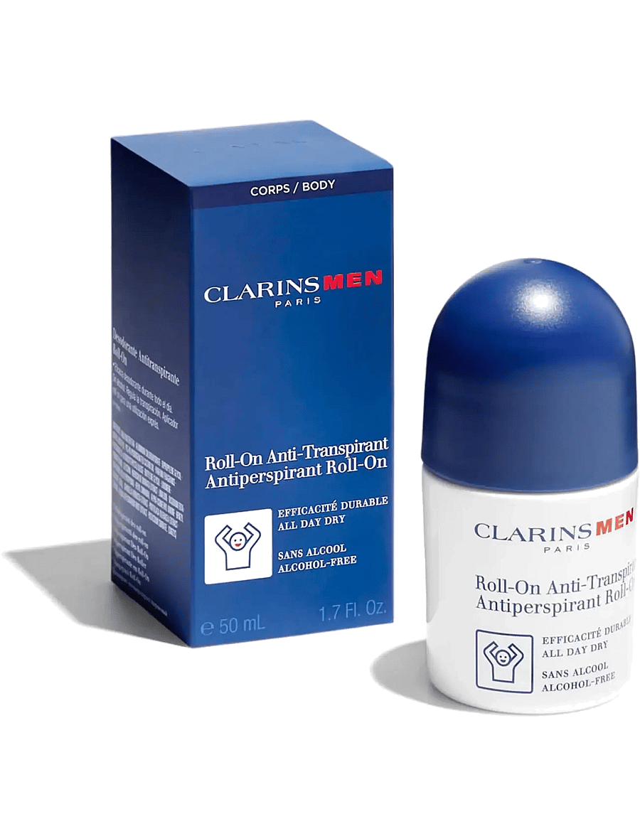 Clarins - Clarinsmen Body Antiperspirant roll on 50 ml - rúllusvitalyktareyðir - clear - 2