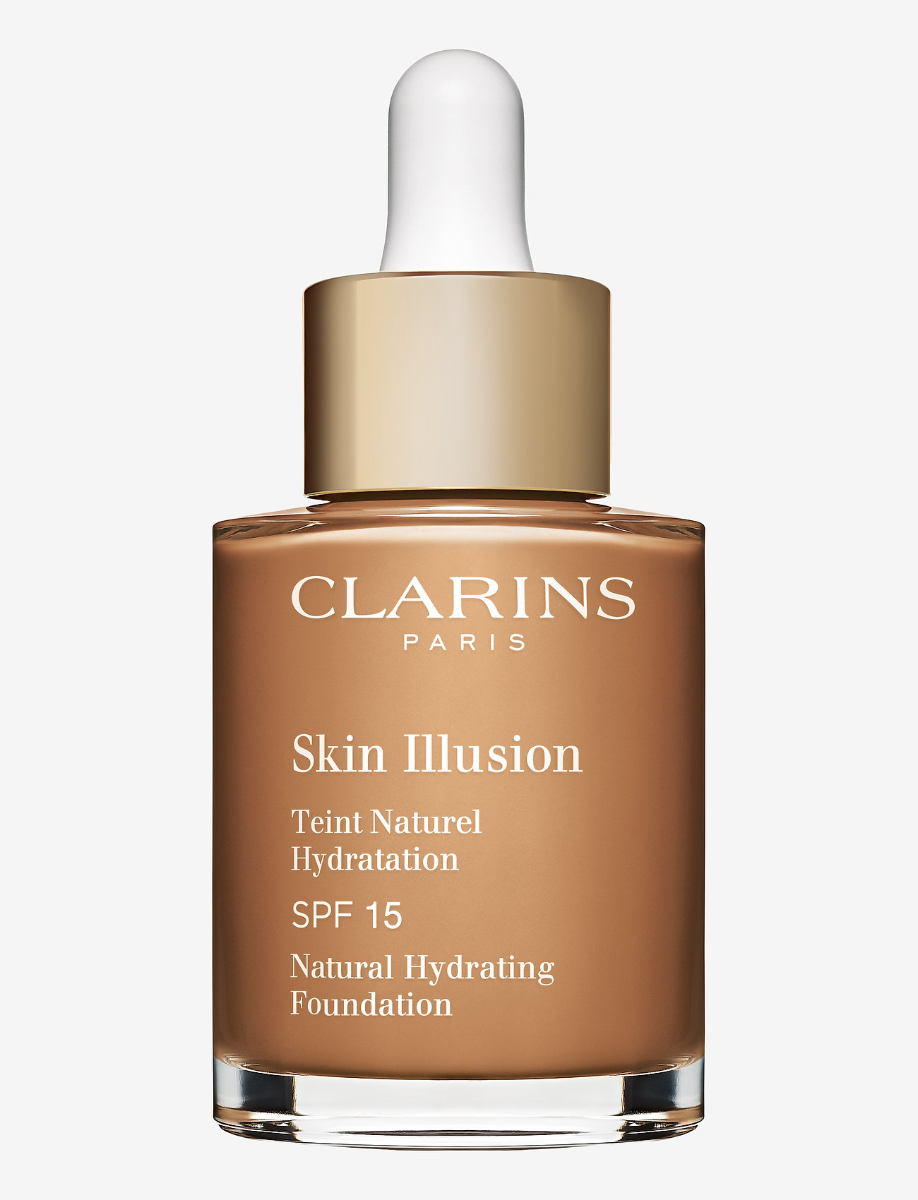 Clarins - Skin Illusion Foundation Spf 15 114n 30 ml - makeup - 114 cappuccino - 0