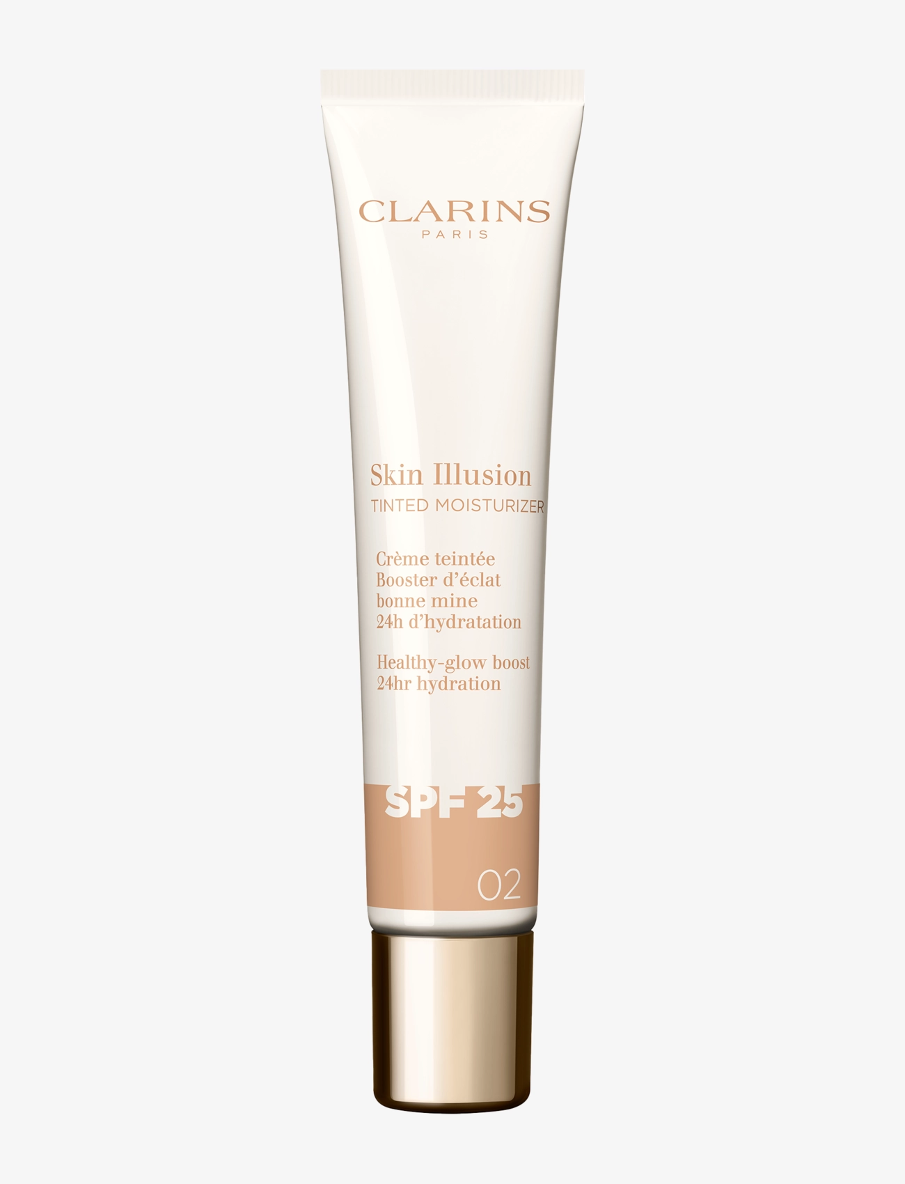 Clarins Skin Illusion Tinted Moisturizer Spf25 02 40 Ml, Foundation, Str: 40 ML