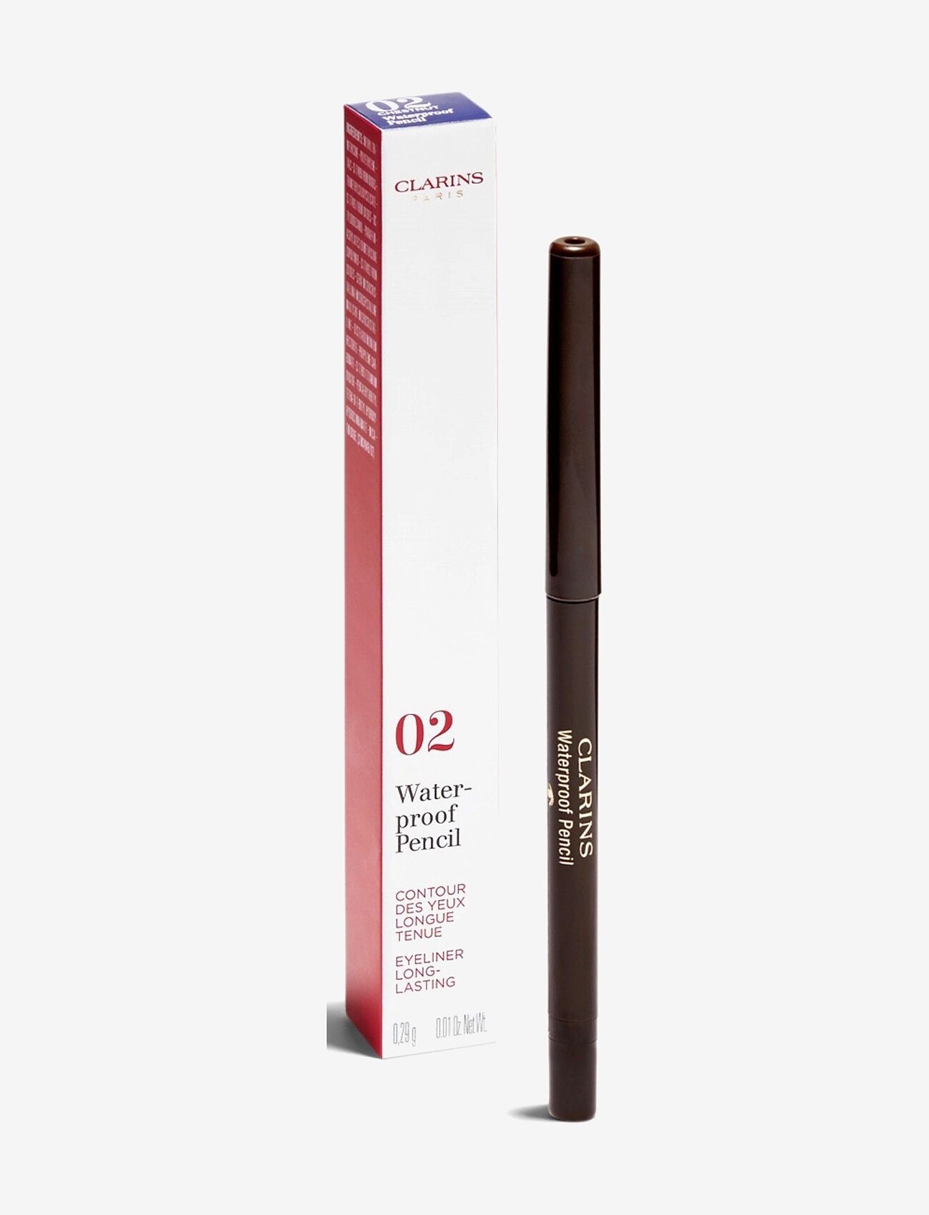 Clarins - Waterproof Eye Pencil 02 Chestnut 1 gr - smink - 02 brown - 5