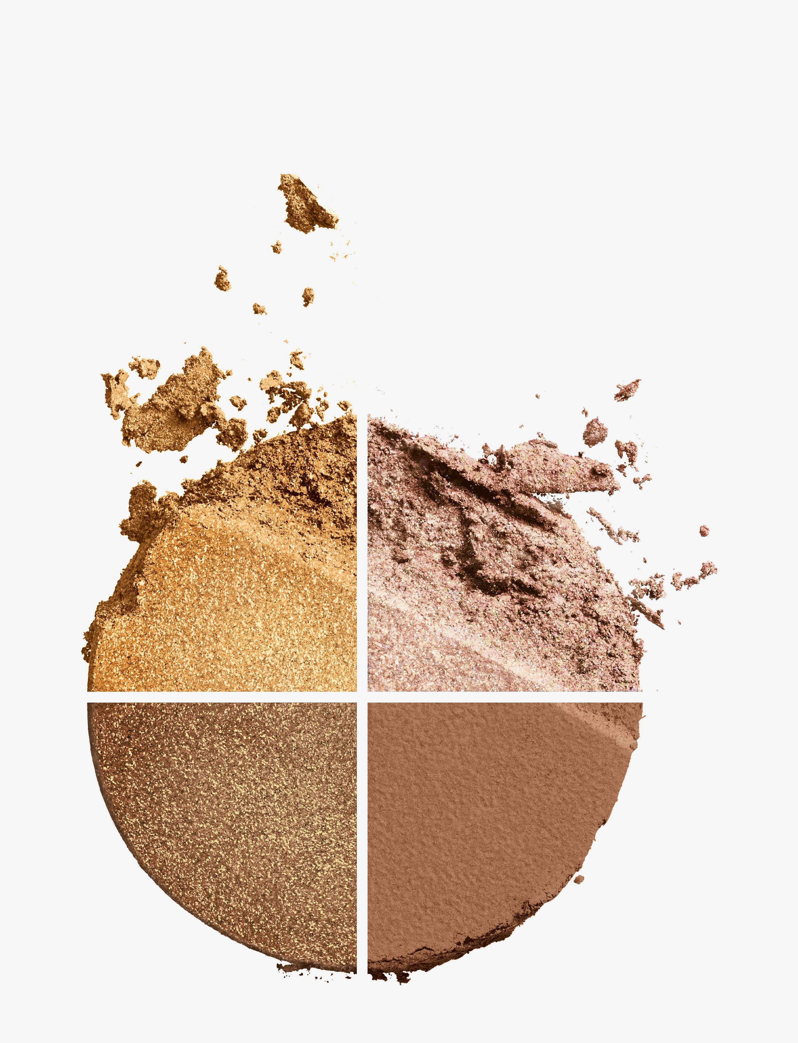 Clarins - Palette 4 Colour Eyeshadow 07 Bronze Gradation 4.2 gr - Ögon & bryn  - 07 - 2