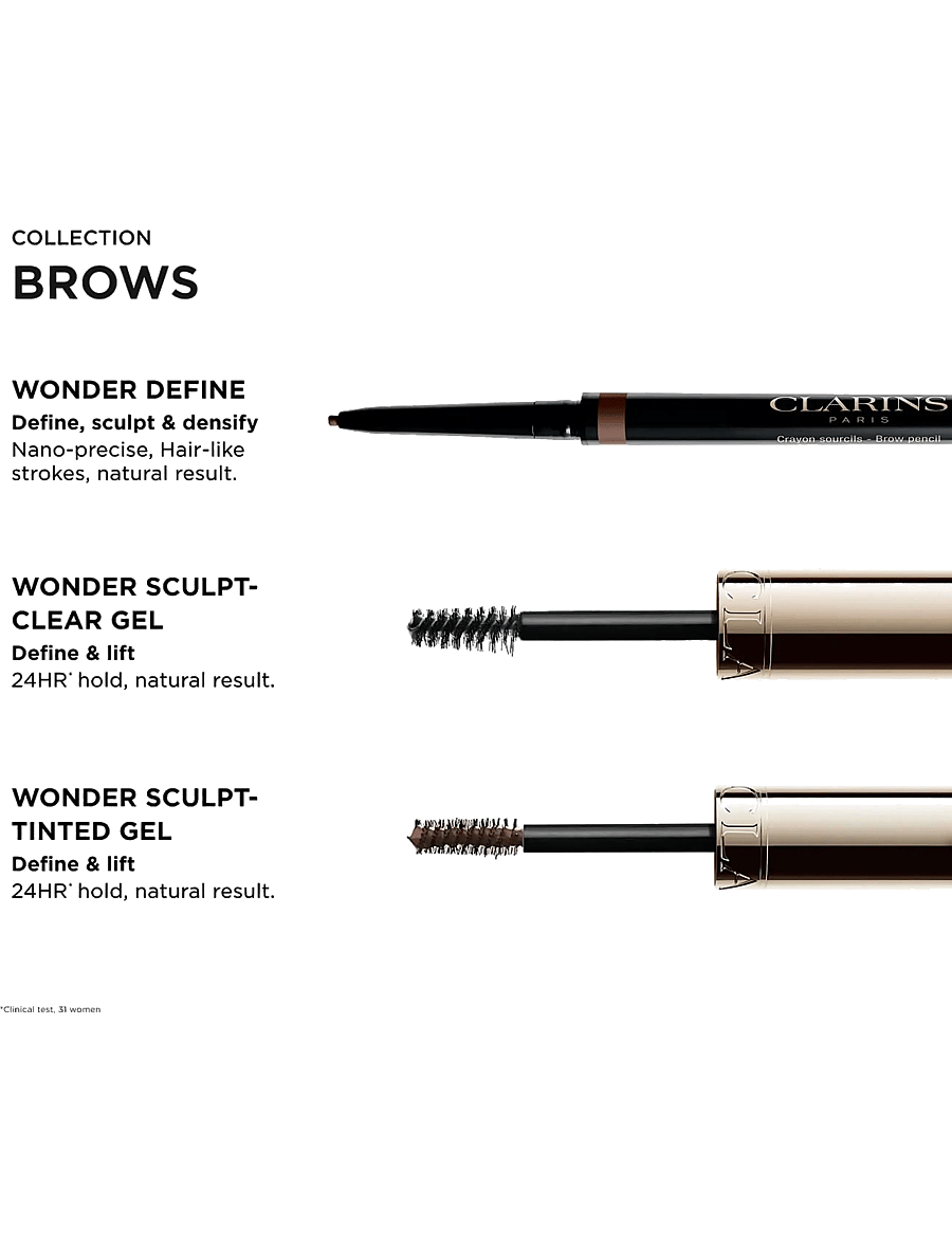 Clarins - Brow Gel - augu og augabrúnir - warm brown - 5