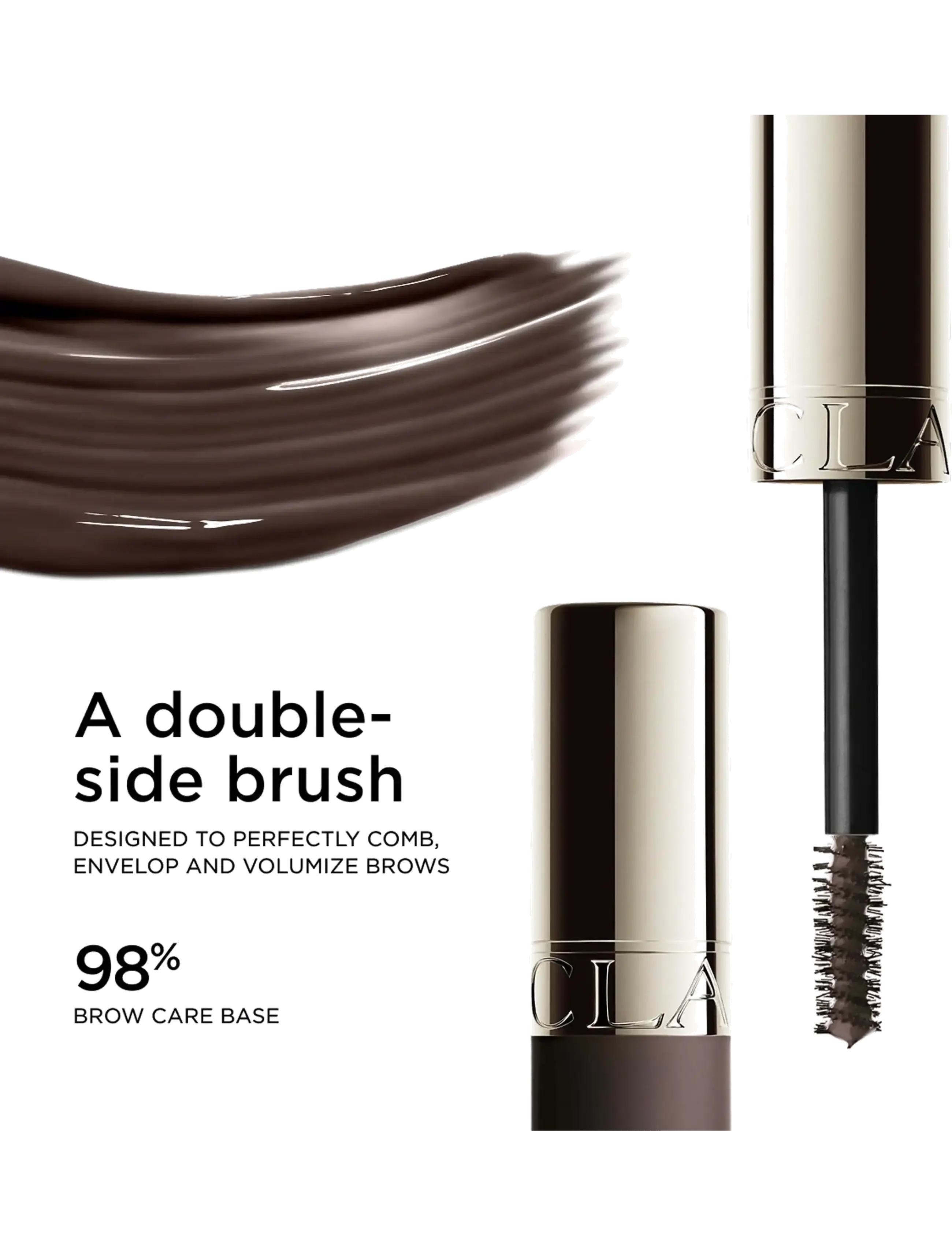 Clarins - Brow Gel - Øjne & bryn - dark brown - 2