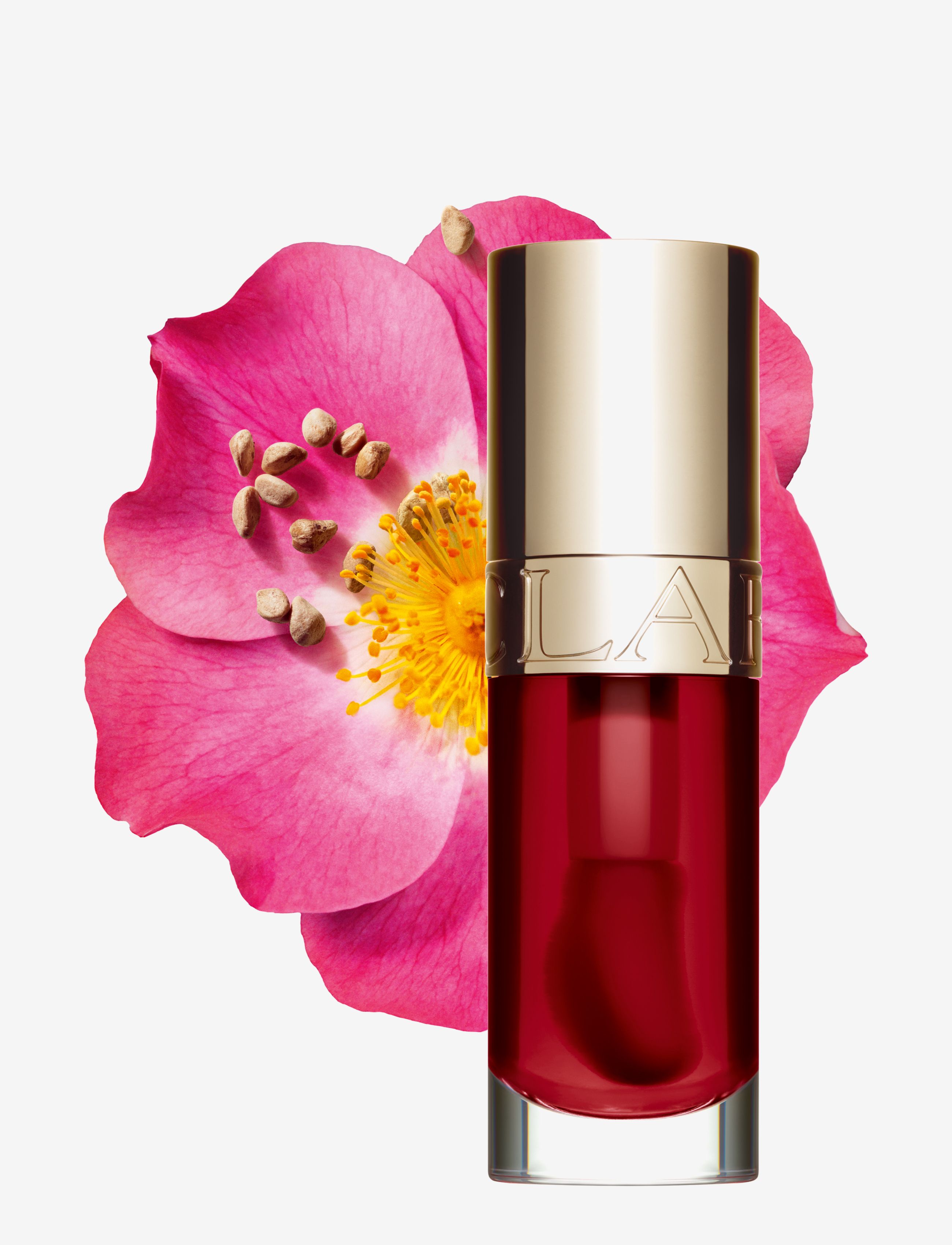 Clarins - Lip Comfort Oil 03 Cherry 7 ml - läppbalsam - 03 cherry - 2
