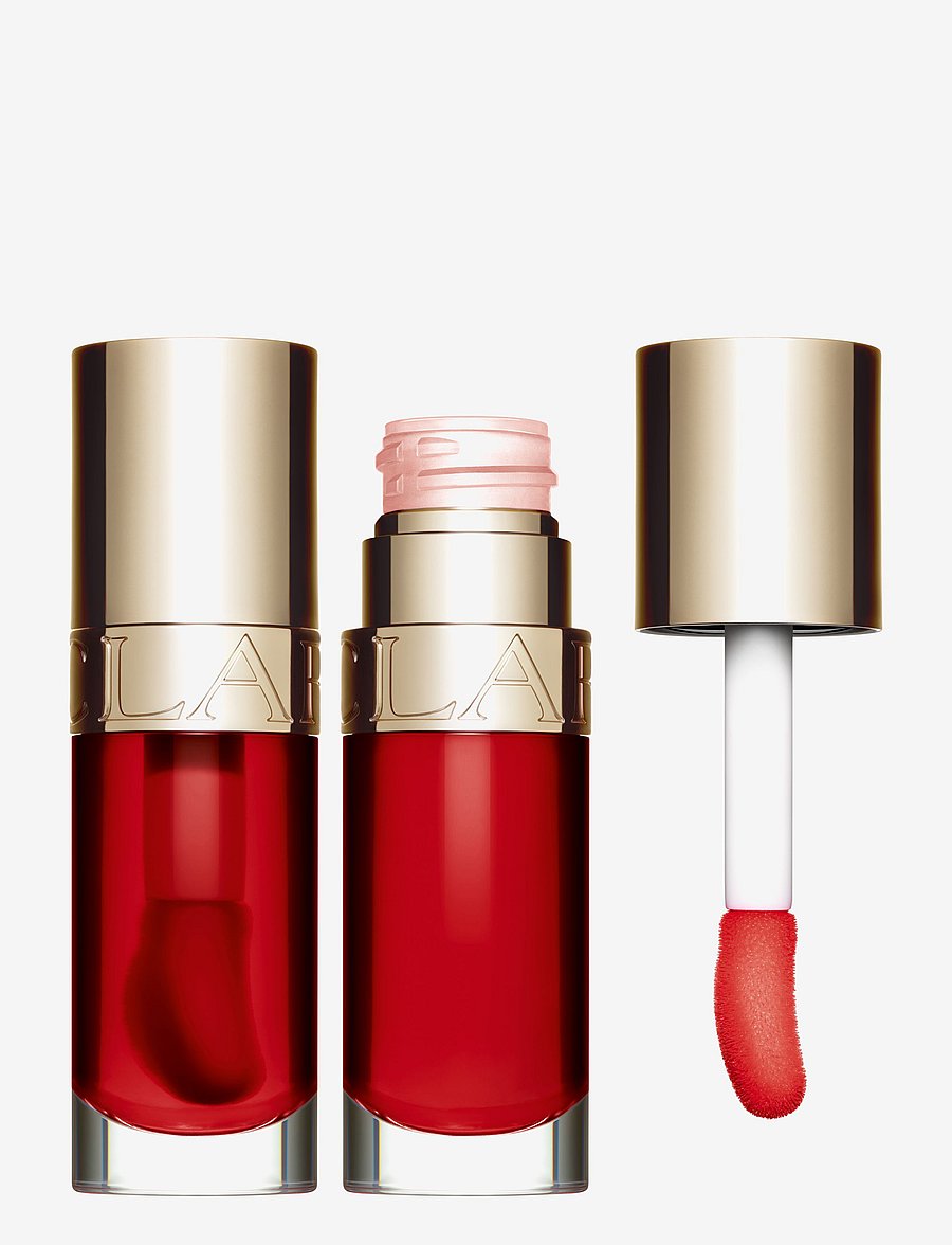 Clarins - Lip Comfort Oil 08 Strawberry 7 ml - læbepomade - 08 strawberry - 0