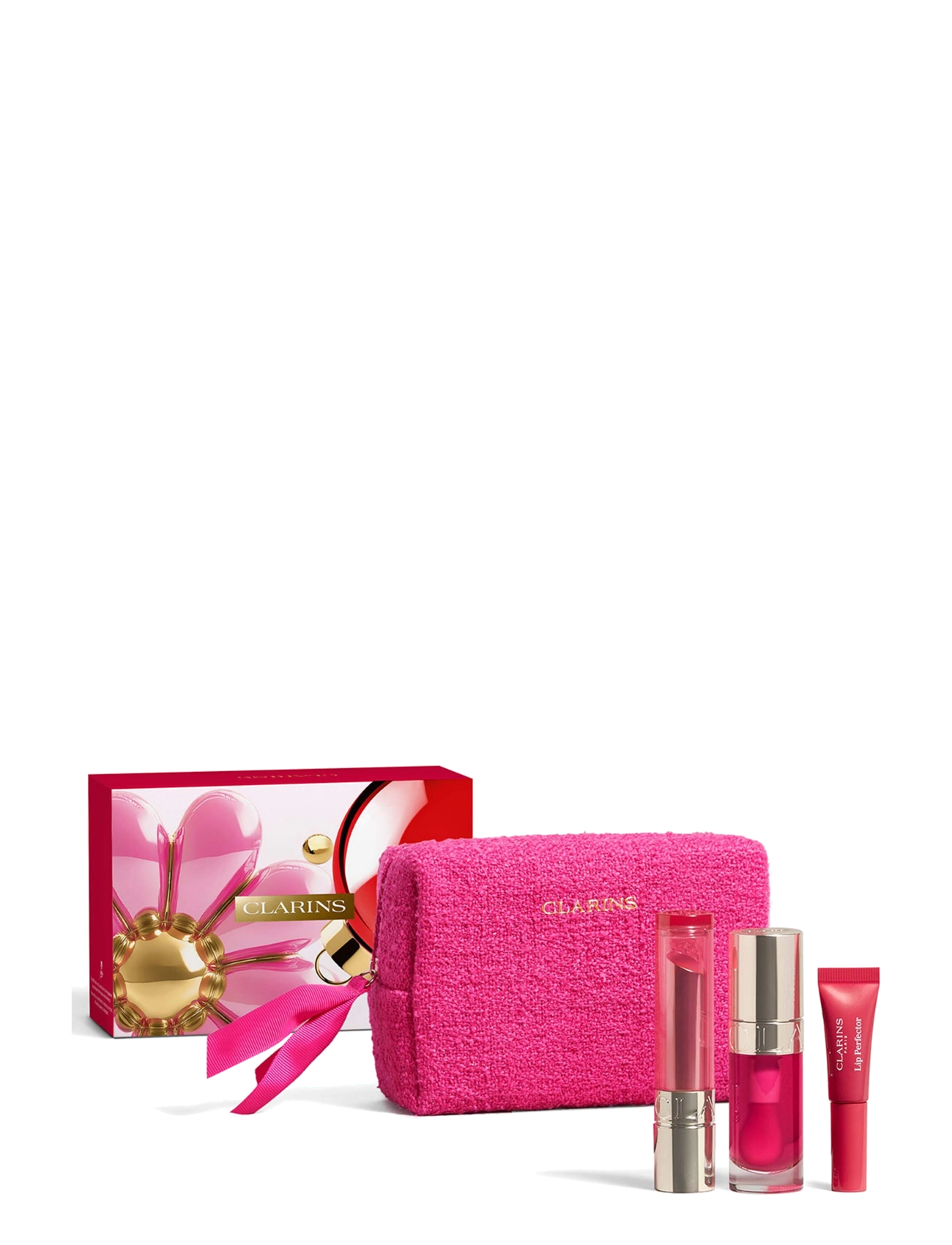 Clarins Lip Comfort Oil LOB 02/LCO 01/Lip perfector mini 11.3 ml - Gaveæsker - CLEAR / undefined