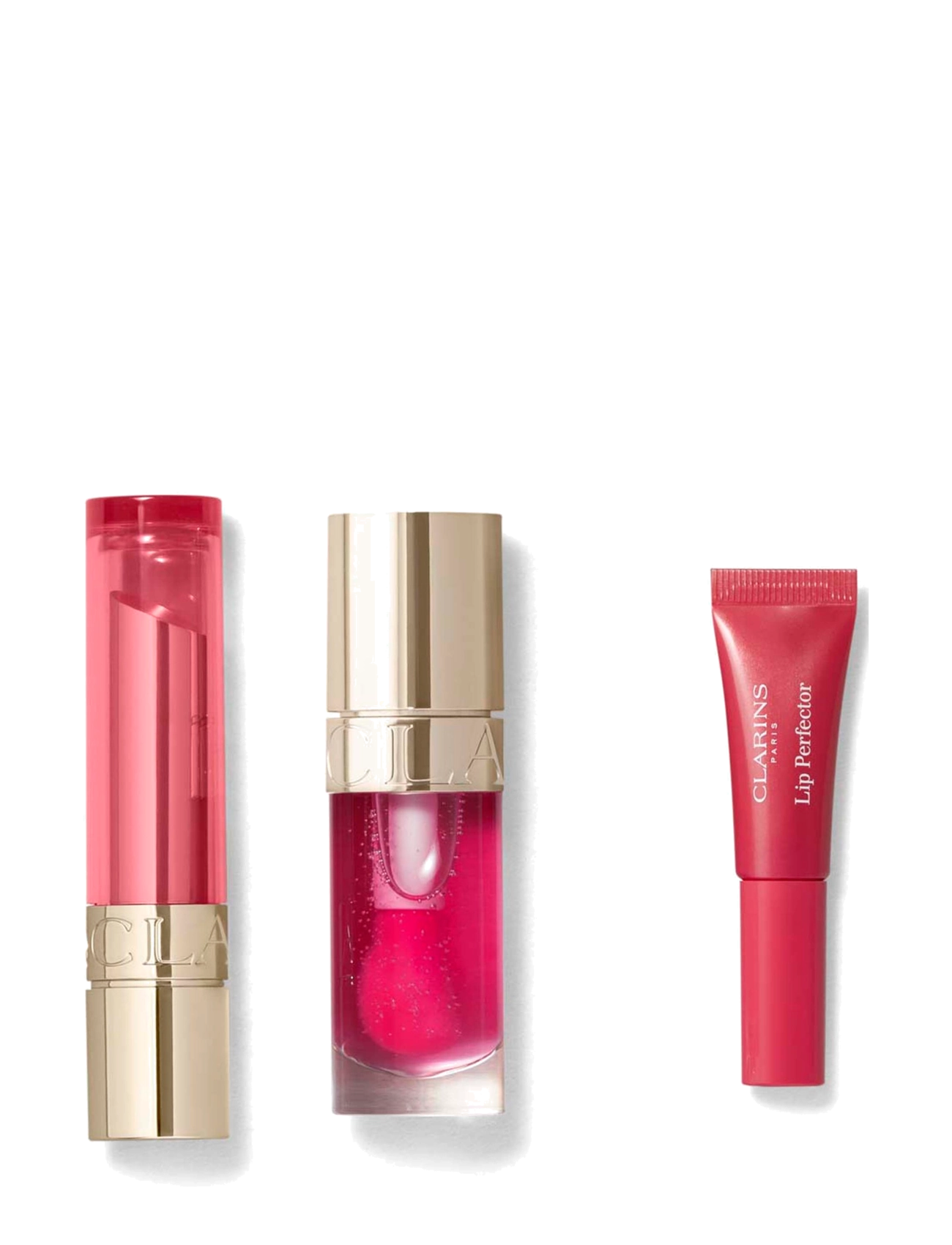 Clarins - Lip Comfort Oil LOB 02/LCO 01/Lip perfector mini 11.3 ml - mellem 200-500 kr - clear - 1