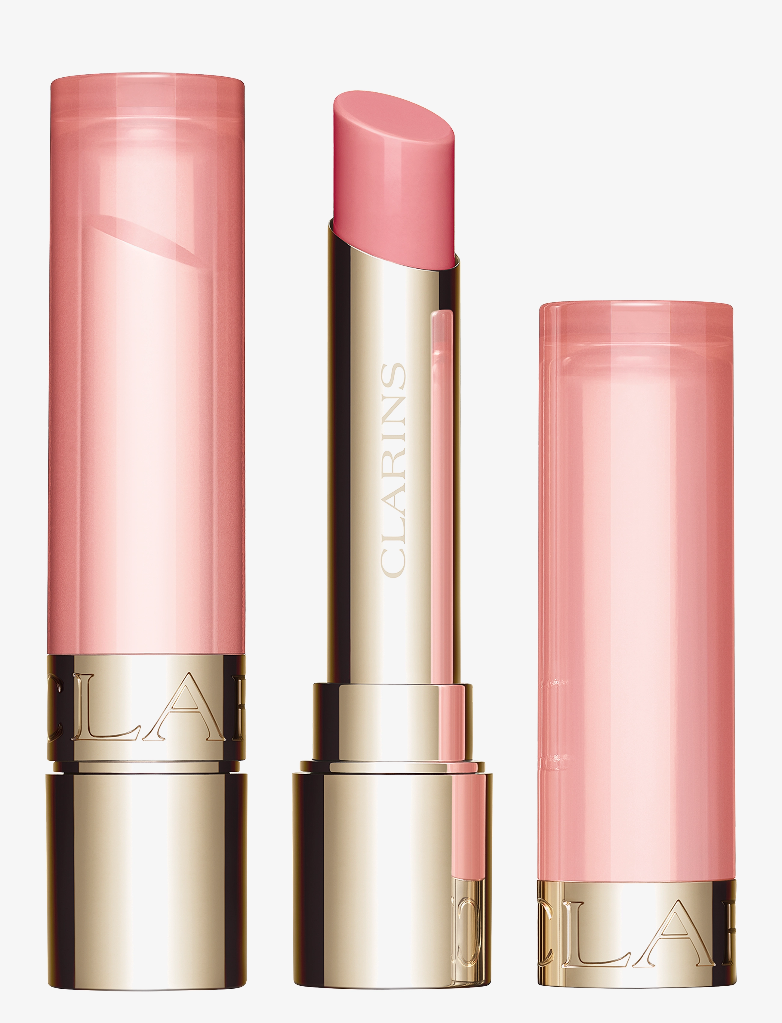 Clarins Lip Oil Balm 01 Pale Pink 3 Gr, Læbepleje, Pink, Str: 3 G