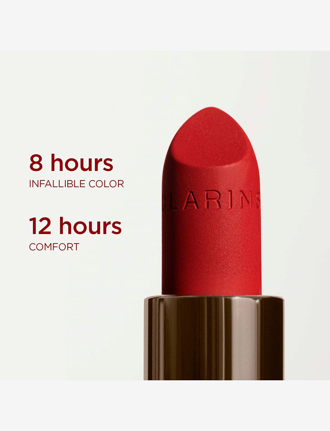 Clarins - Joli Rouge Velvet 792v 3.5 gr - makeup - 792v poppy - 2