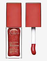 Clarins - Lip Comfort Oil Shimmer - läppglans - 07 red hot - 1