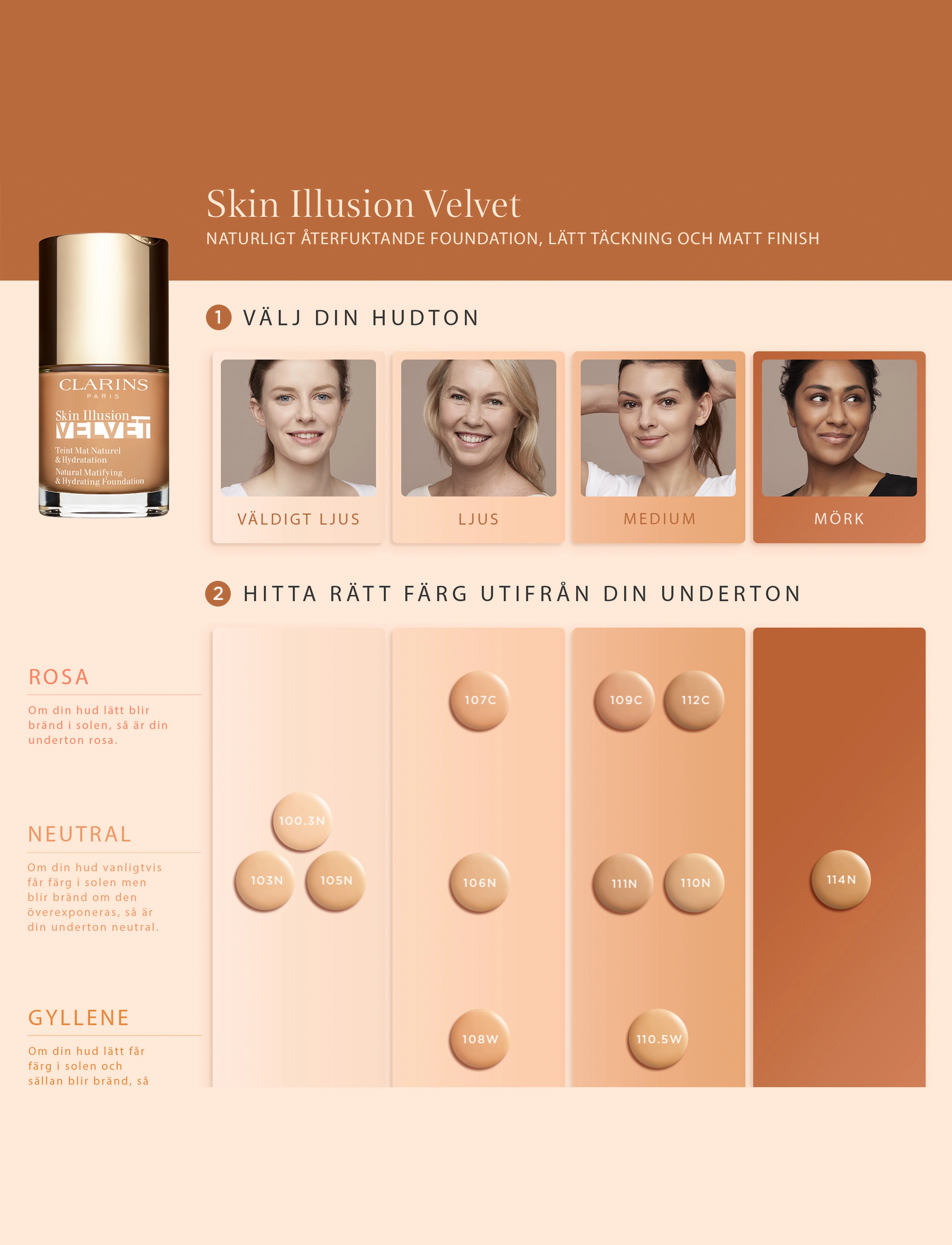Clarins - Skin Illusion Velvet - makeup - 100.3n shell - 2