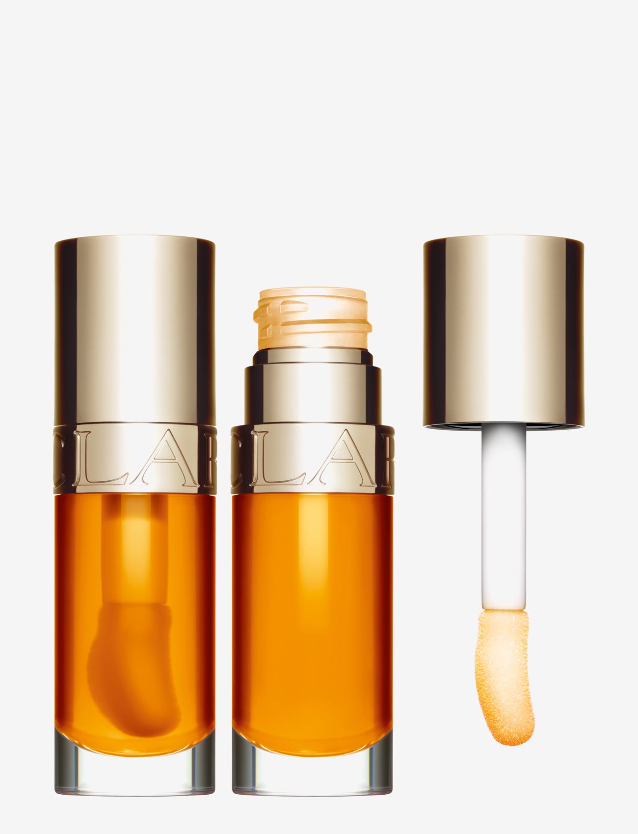 Clarins - Lip Comfort Oil 01 Honey - læbepleje - 01 honey - 0