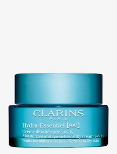 Hydra-Essentiel SPF 15 Moisturizes and quenches, silky cream Normal to dry skin, Clarins