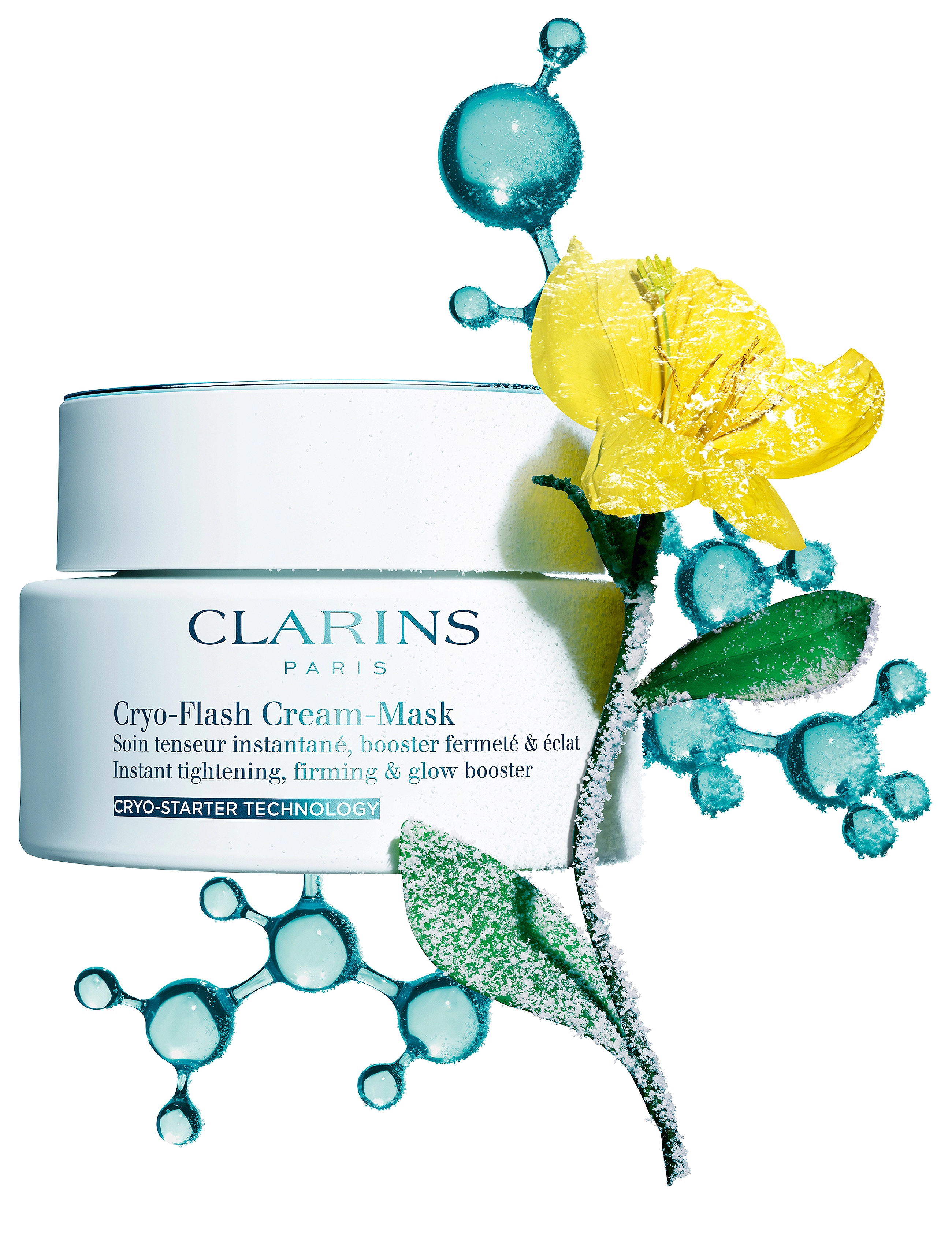 Clarins - Cryo-Flash Cream-Mask - sommarens hudvård  - clear - 5