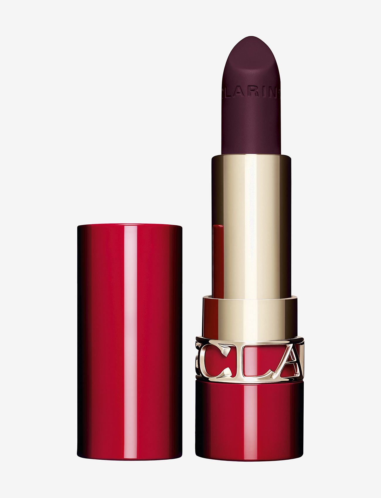 Clarins - Joli Rouge Velvet Lipstick 744V Soft Plum - smink - 744v soft plum - 0