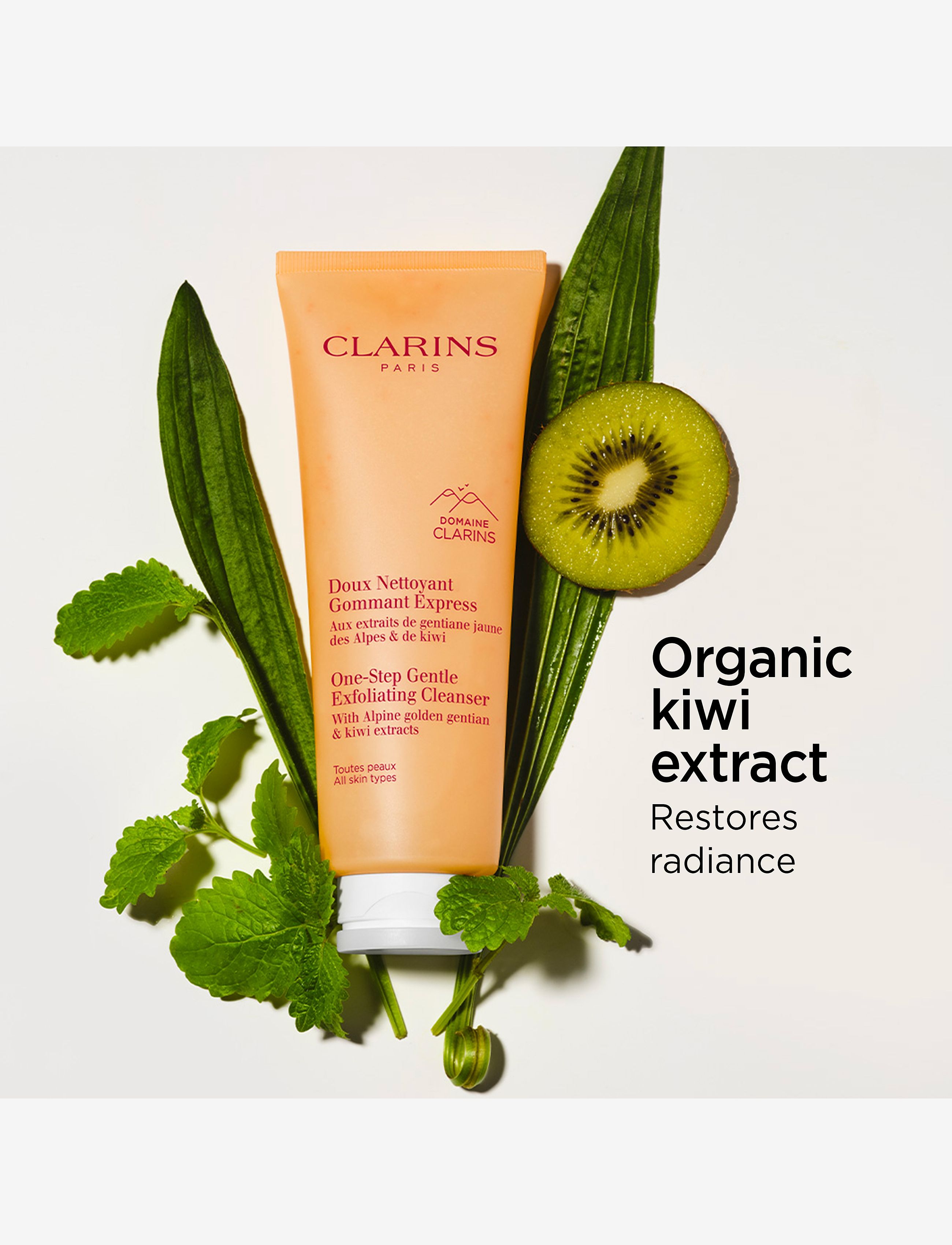 Clarins - One-Step Gentle Exfoliating Cleanser - rengöringsgel - clear - 1