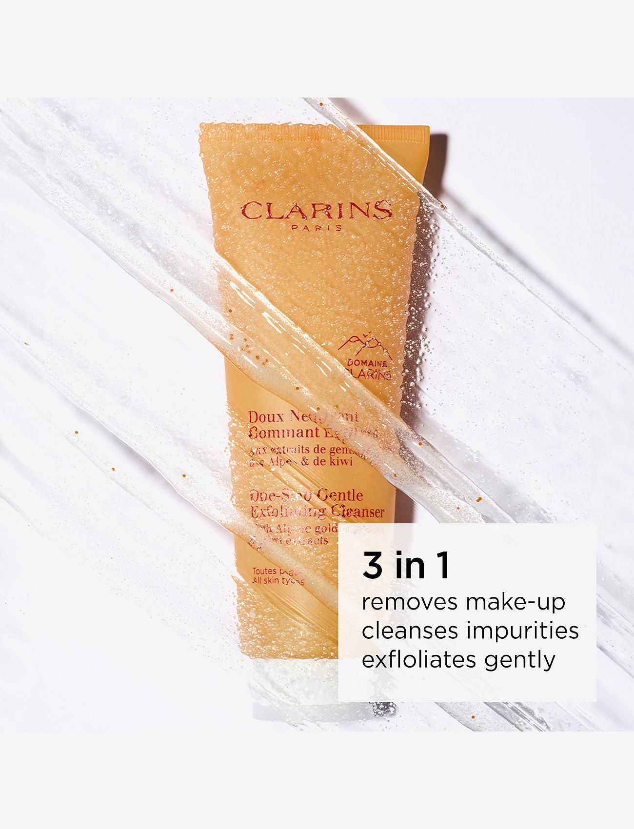 Clarins - One-Step Gentle Exfoliating Cleanser - rensegels - clear - 2