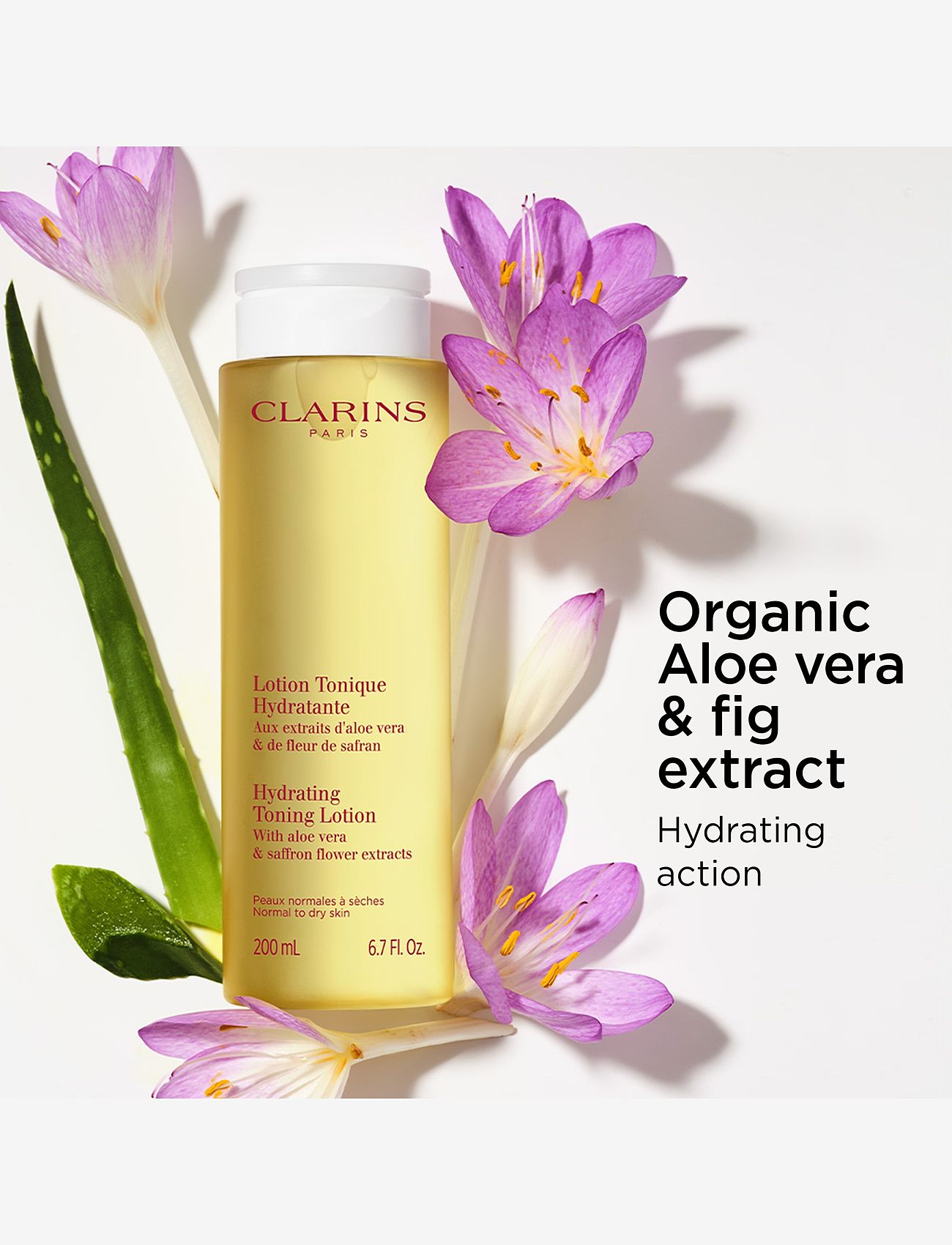 Clarins - Hydrating Toning Lotion Normal to dry skin - fugtgivende tonere - clear - 1