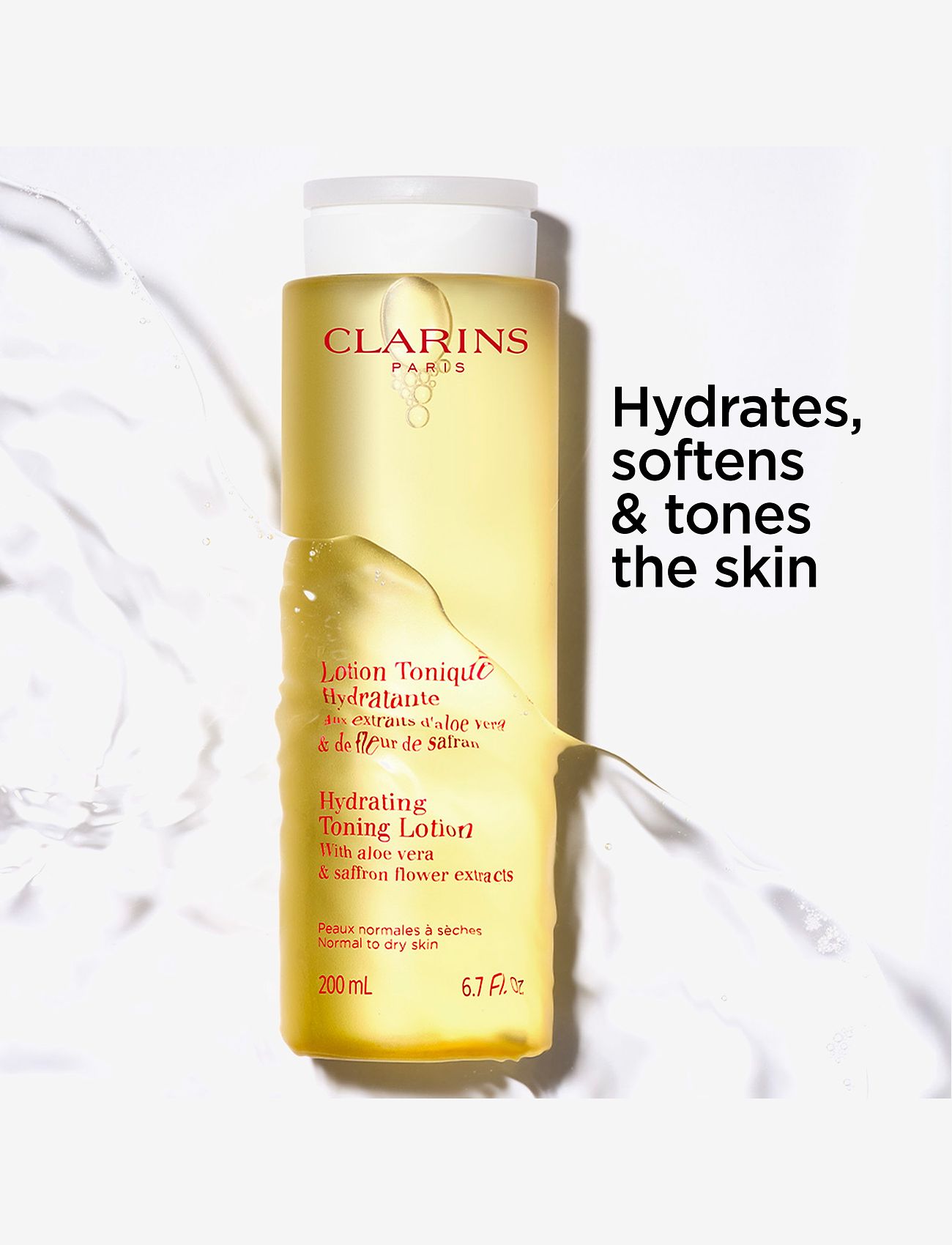 Clarins - Hydrating Toning Lotion Normal to dry skin - fugtgivende tonere - clear - 2