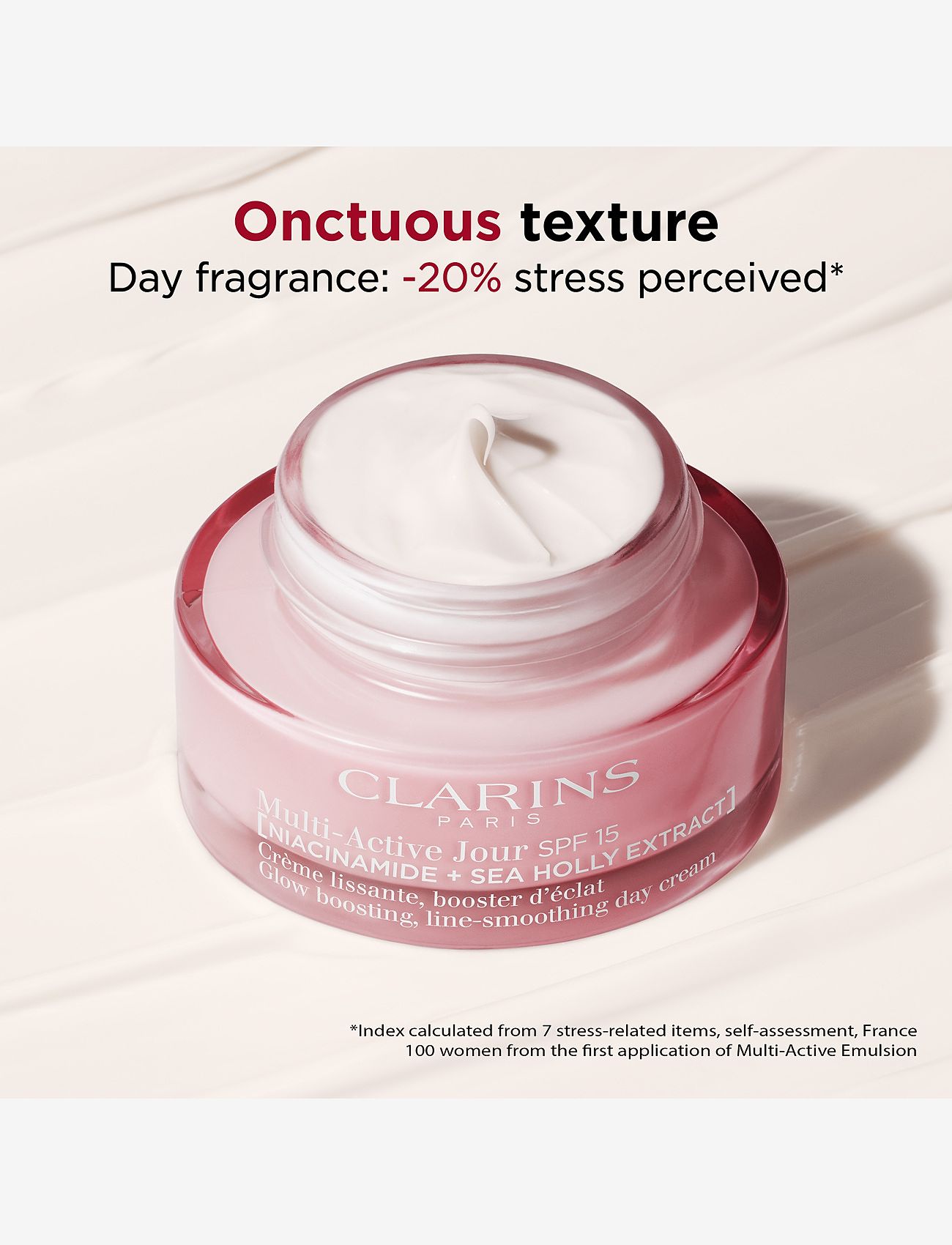 Clarins - Multi-Acive Glow boosting, line-smoothing day cream SPF 15 All skin types - sommerens hudpleje - clear - 1