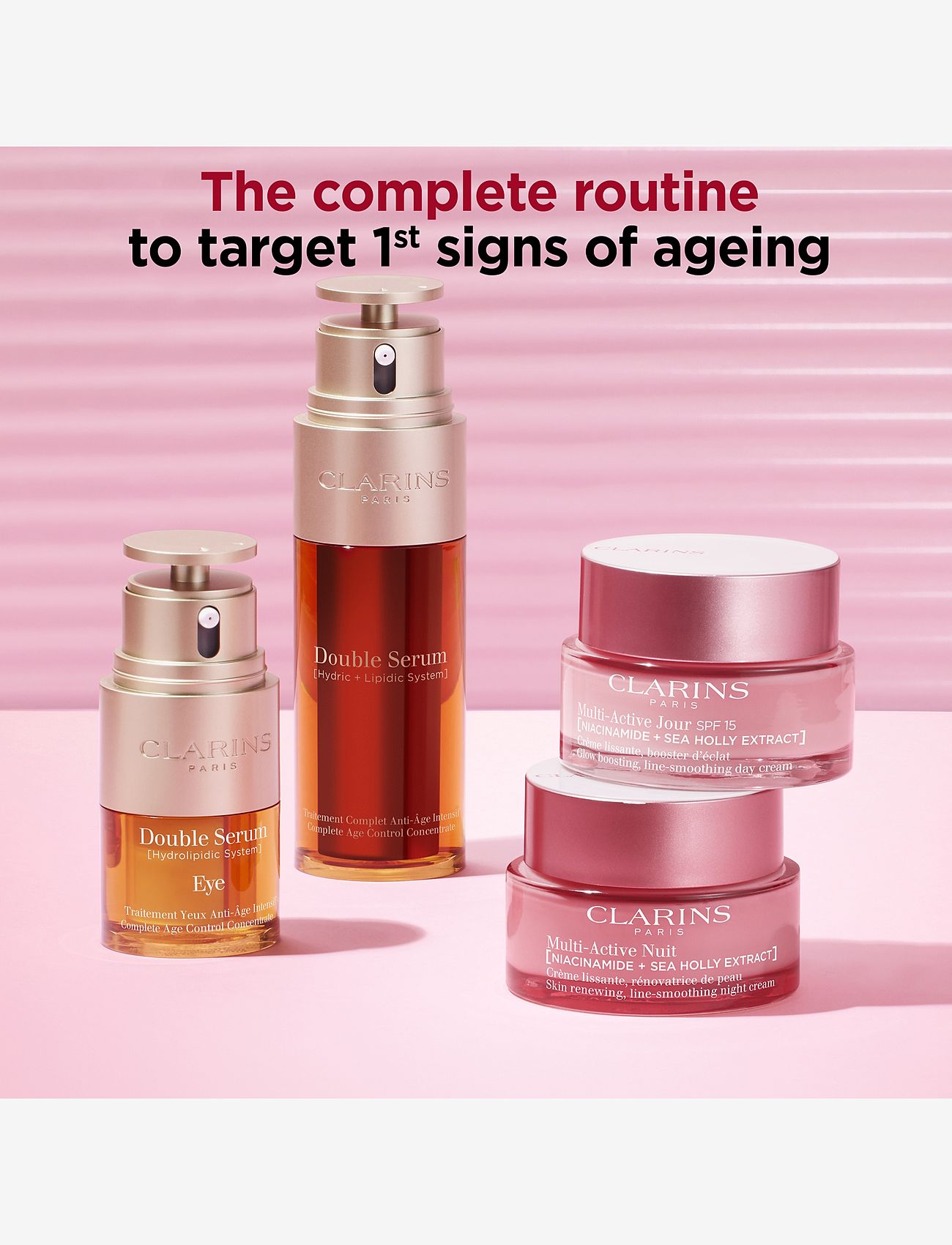 Clarins - Multi-Acive Glow boosting, line-smoothing day cream SPF 15 All skin types - sommerens hudpleje - clear - 5