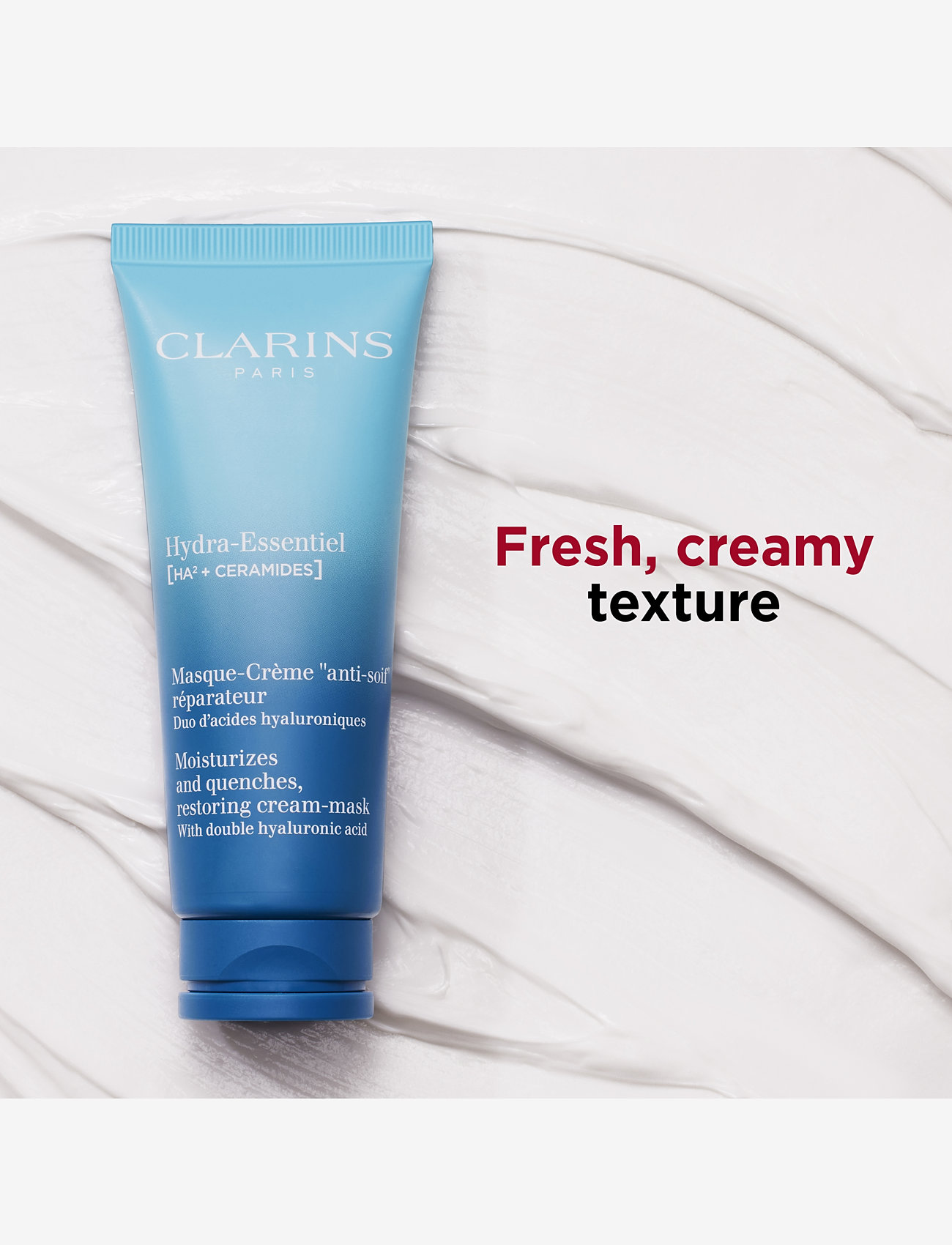 Clarins - Hydra-Essentiel Moisturizes and quenches, Restoring cream-mask - clear - 1