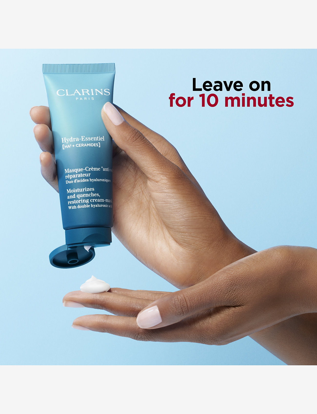 Clarins - Hydra-Essentiel Moisturizes and quenches, Restoring cream-mask - clear - 5