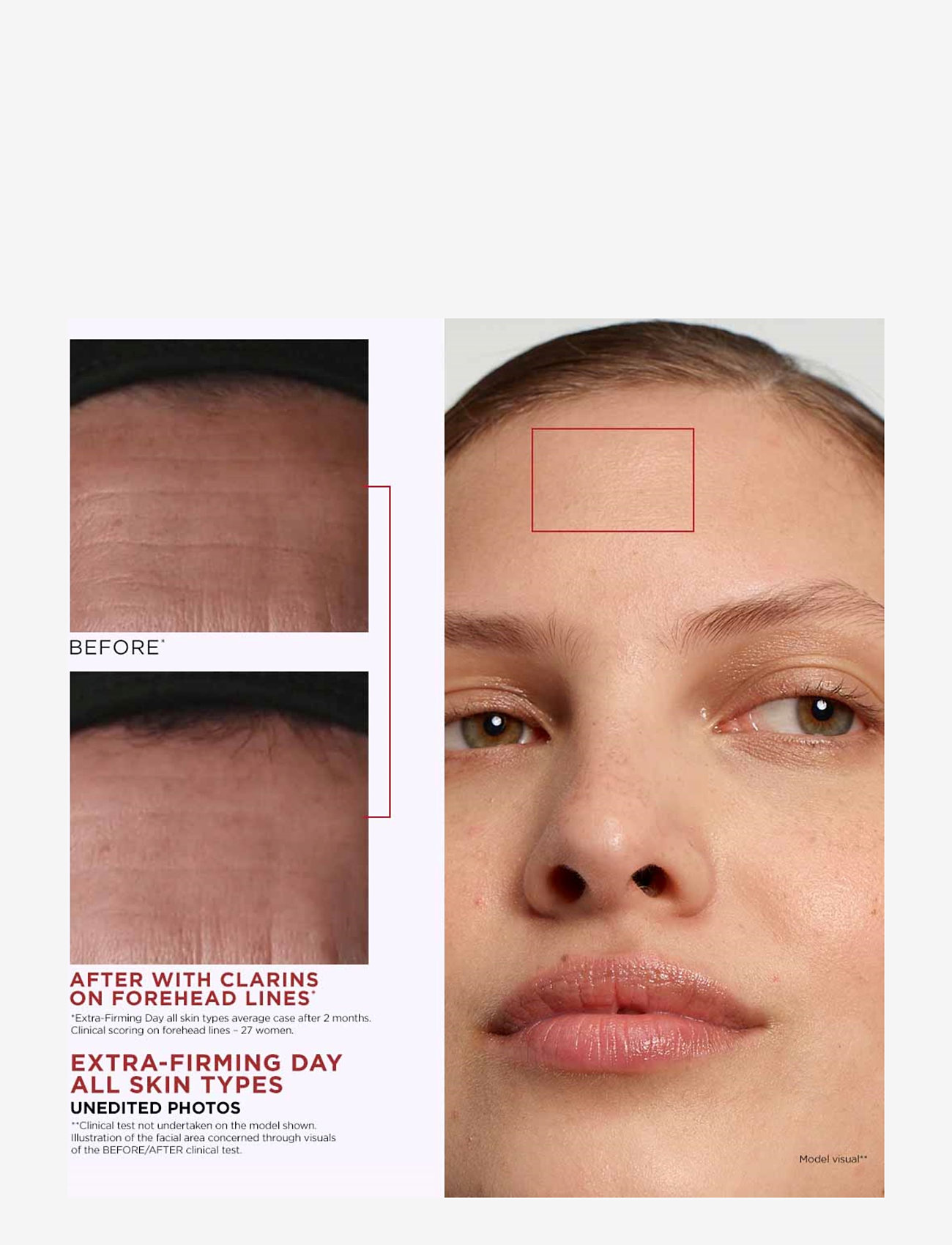 Clarins - Extra-Firming Jour Lift effect, wrinkle-smoothing day cream Dry skin - sommarens hudvård  - clear - 4