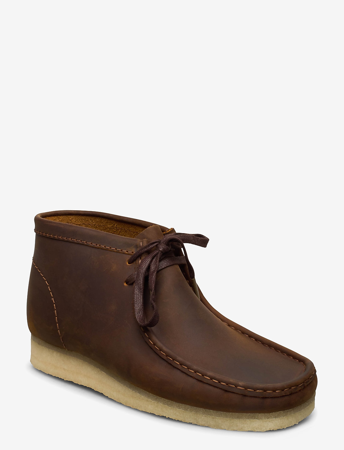 Beeswax wallabee top boot