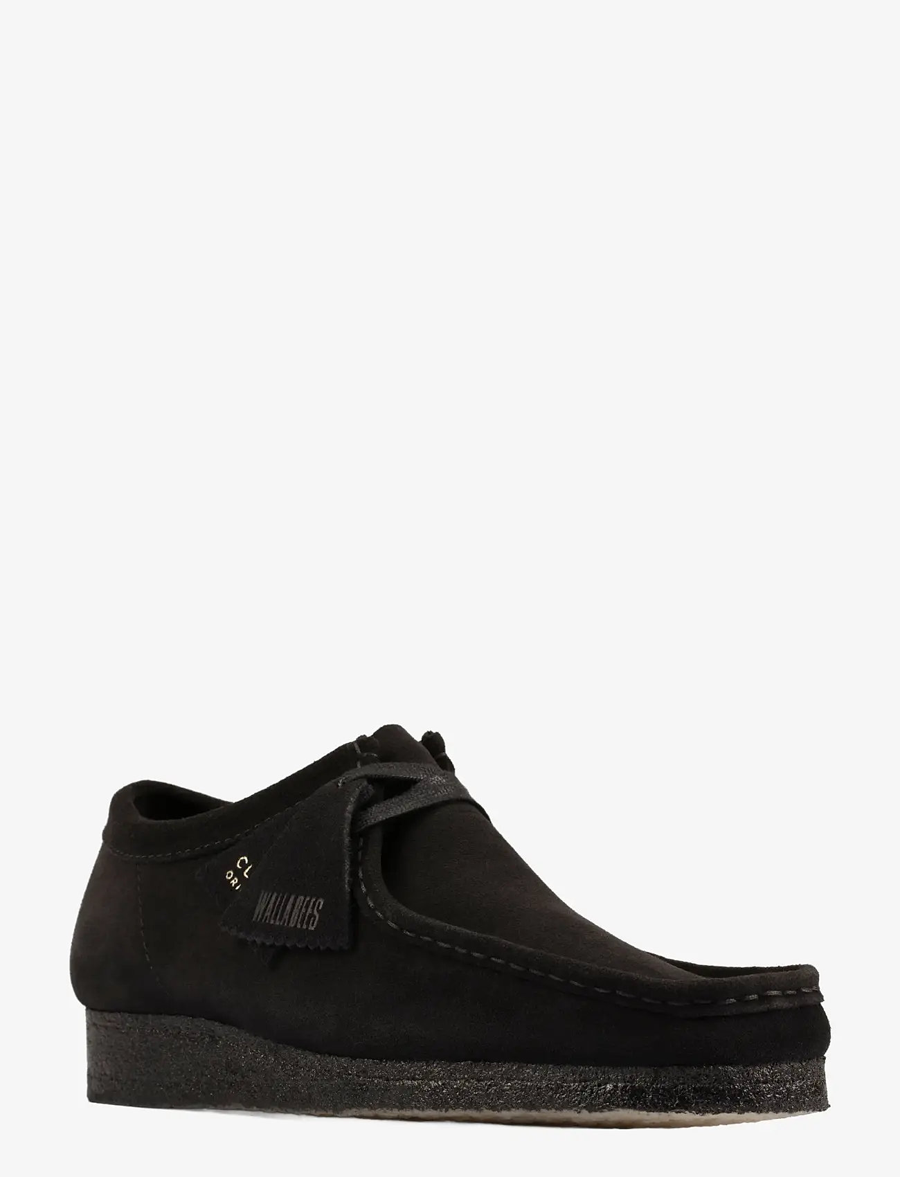 Clarks Originals - Wallabee G - moc toe skor - black sde - 1