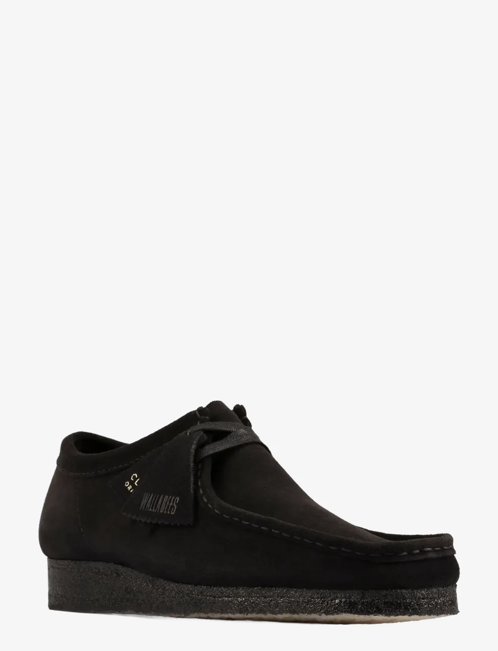 Clarks Originals - Wallabee G - moc-toe boots - black sde - 1